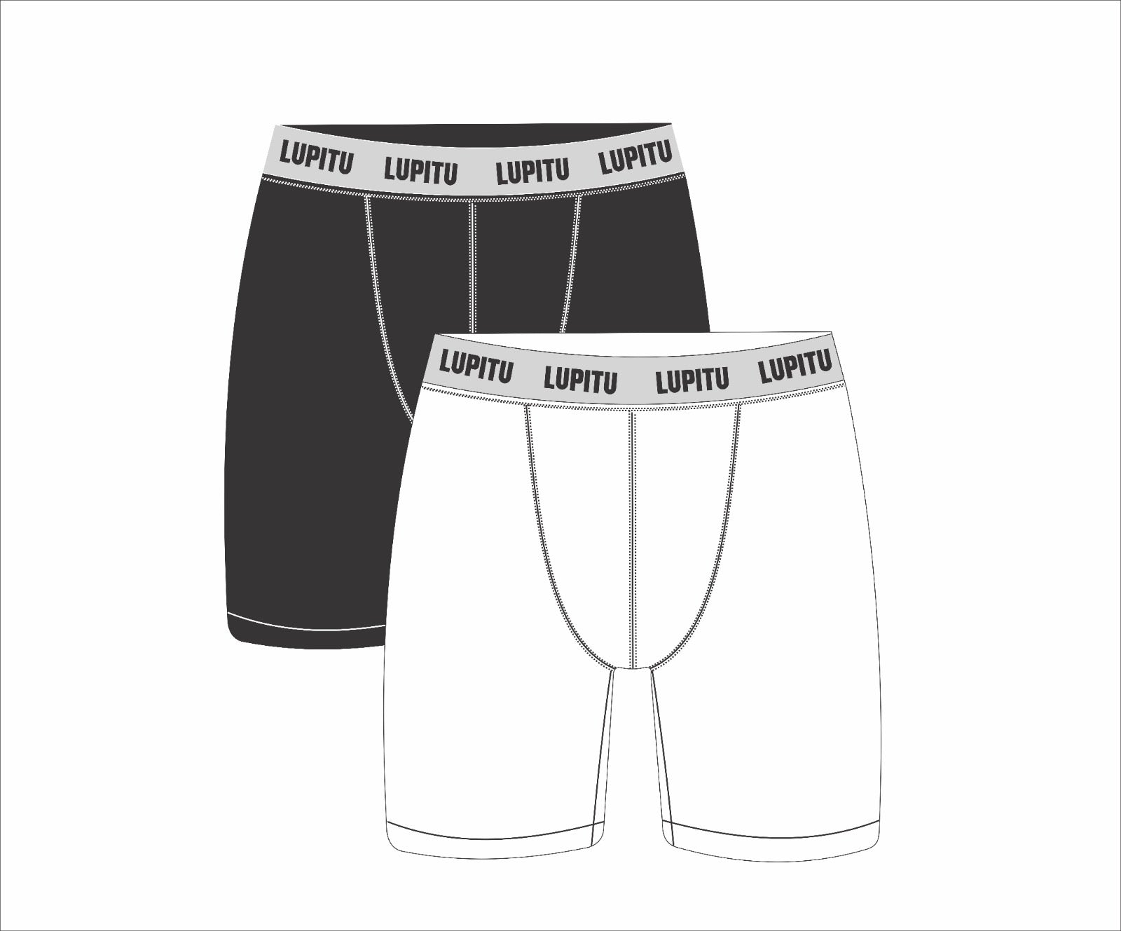 YELLOW & RED LUPITU BOXERS 2 PACK
