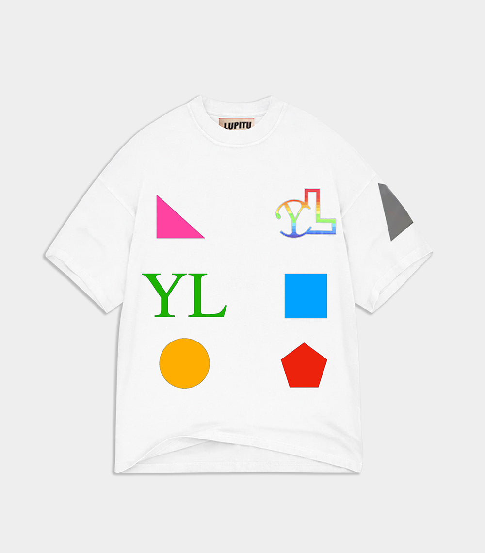 LUPITU MEN'S DOMINO WHITE YL TEE