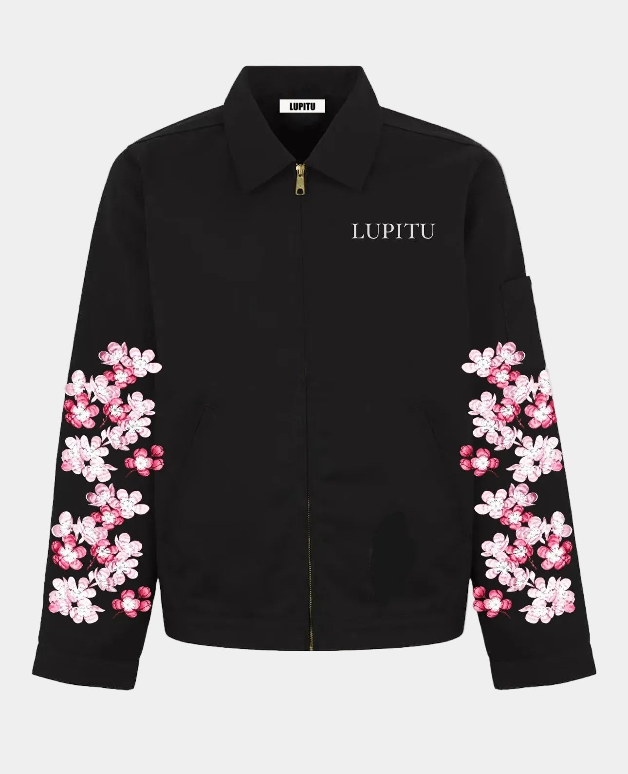 LUPITU FLOWER JACKET BLACK