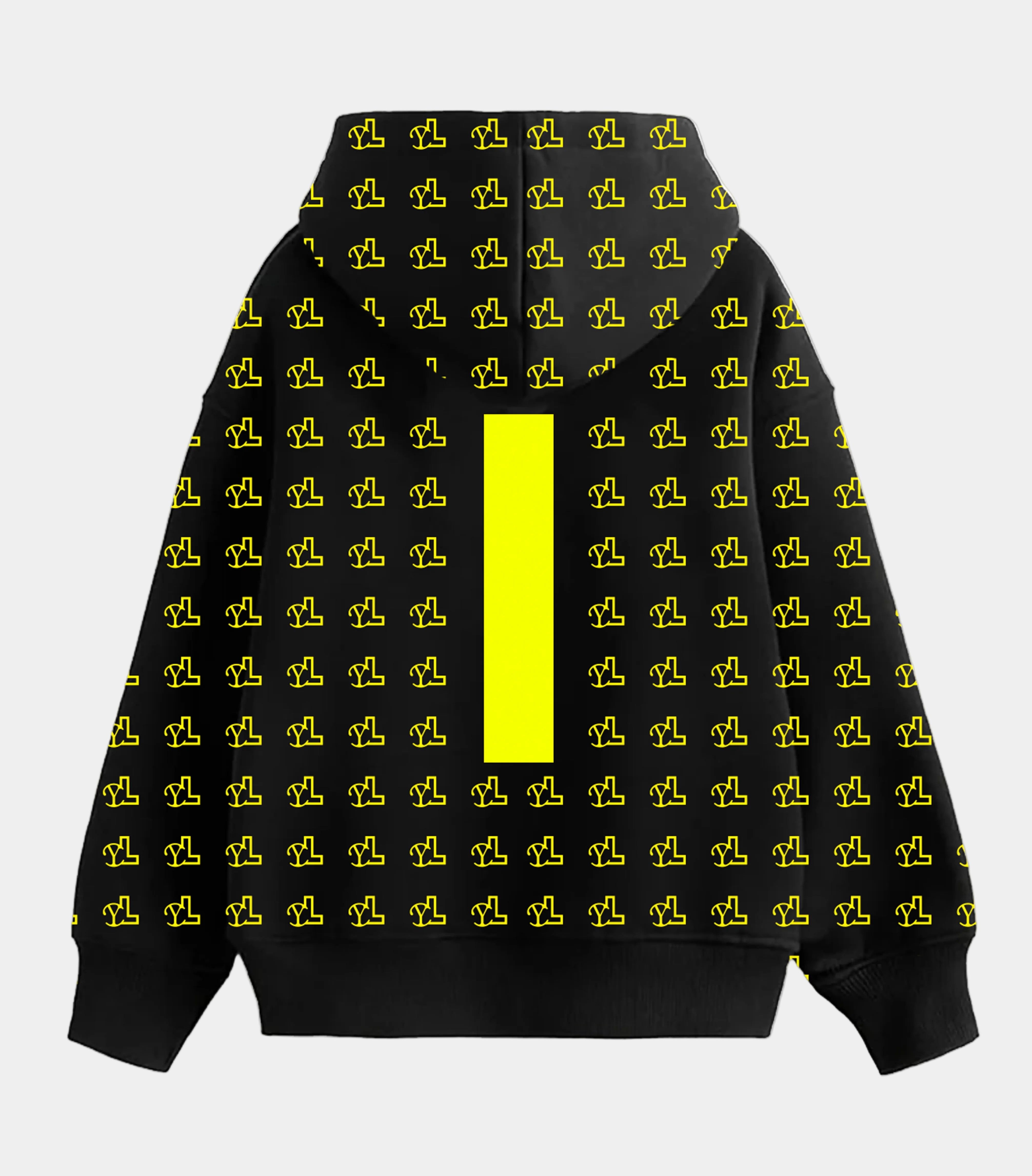 LIMITED EDITION LUPITU ALL OVER PRINT HOODIE BLACK