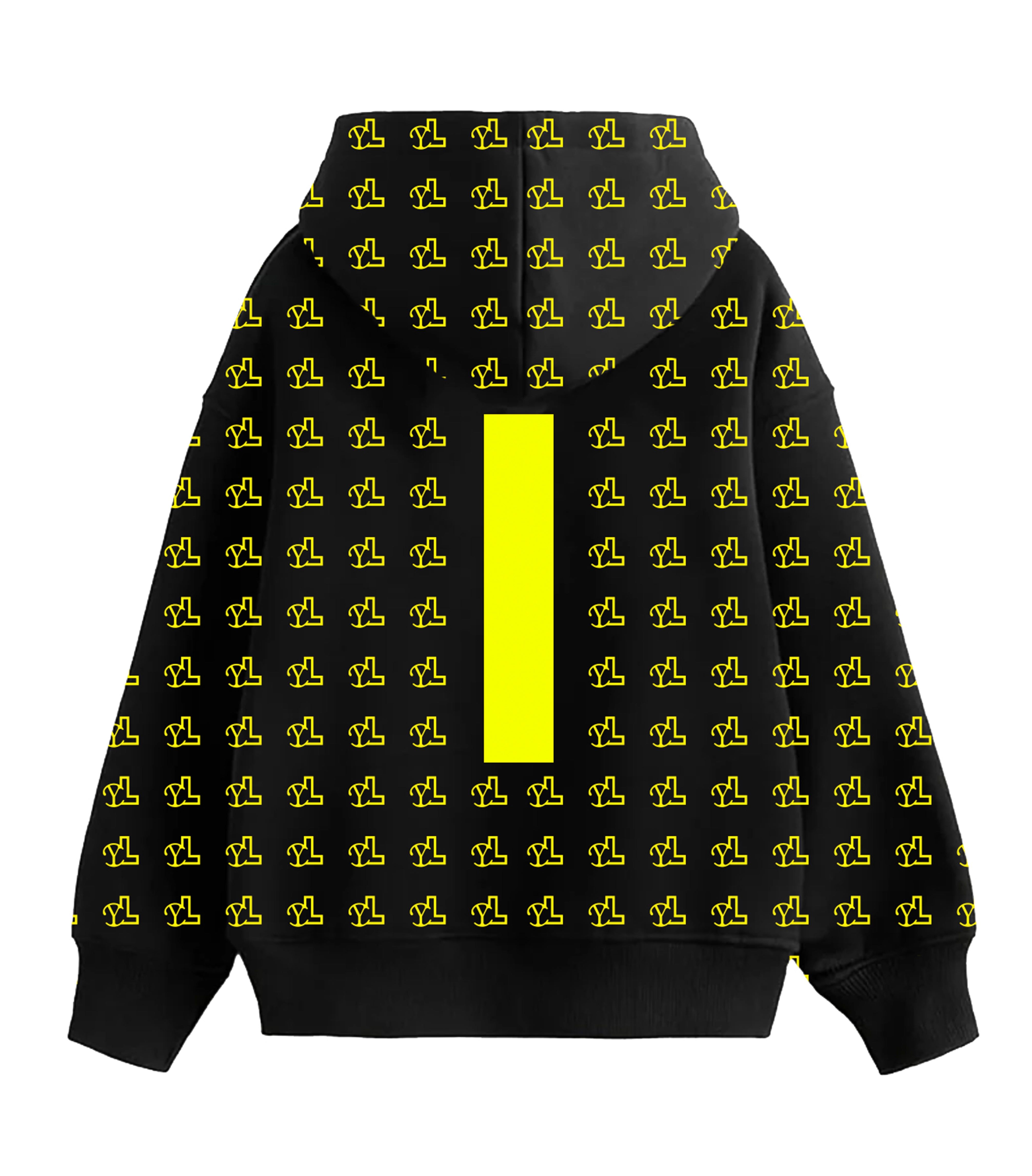 LIMITED EDITION LUPITU ALL OVER PRINT HOODIE BLACK