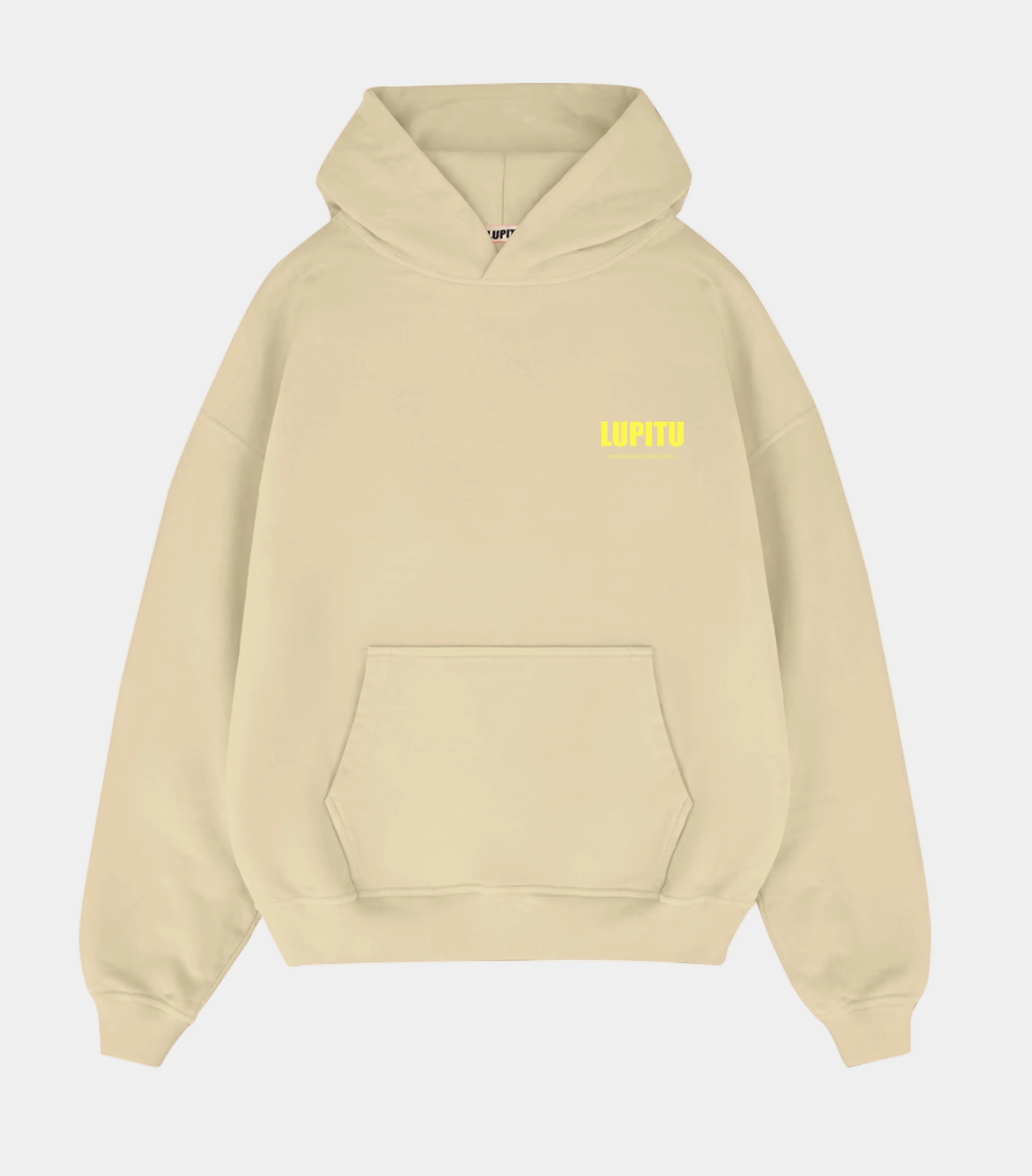 LUPITU ESSENTIALS POWERED CREAM HOODIE