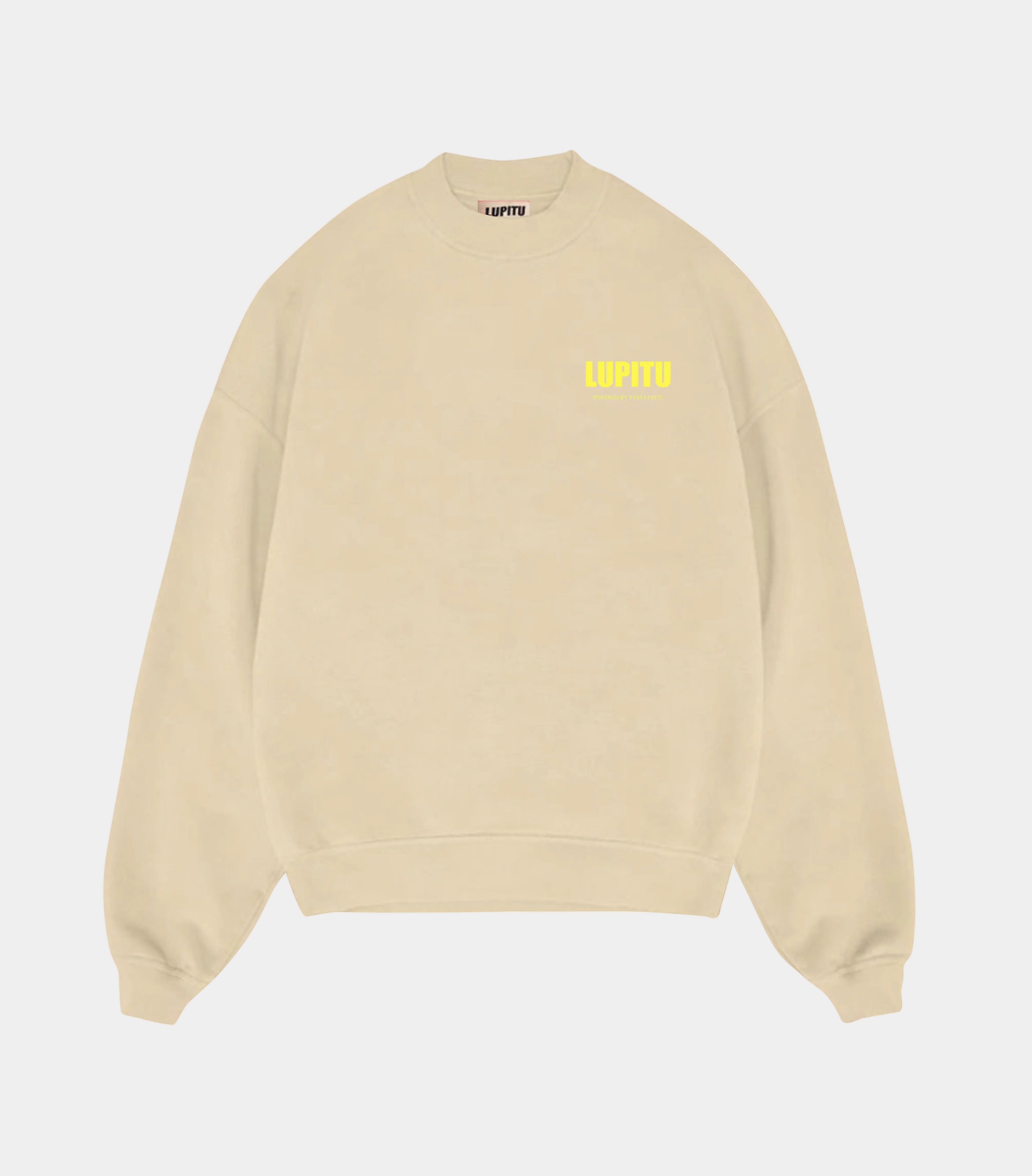 LUPITU ESSENTIALS POWERED CREAM SWEATSHIRT