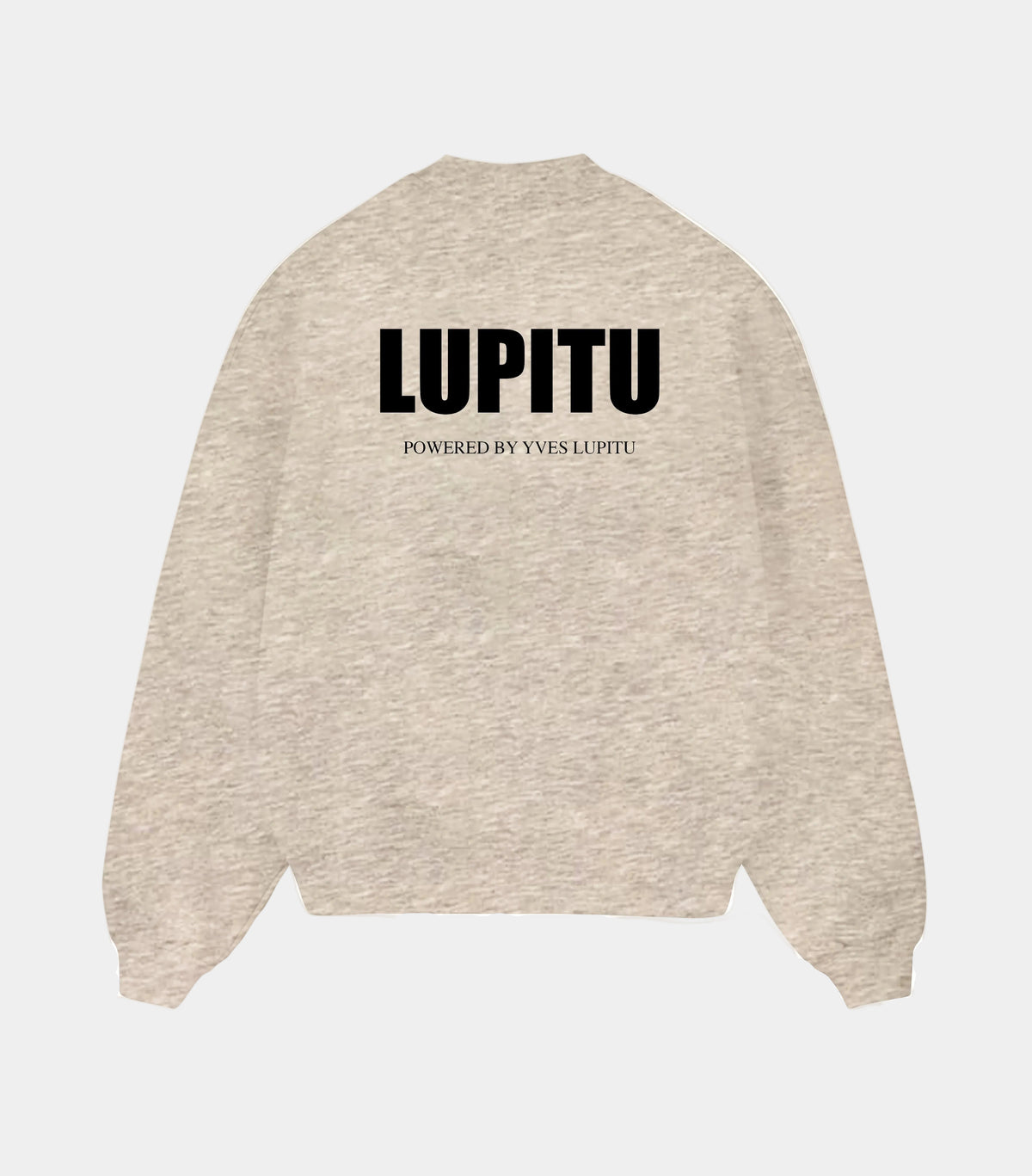 LUPITU ESSENTIALS POWERED GREY SWEATSHIRT