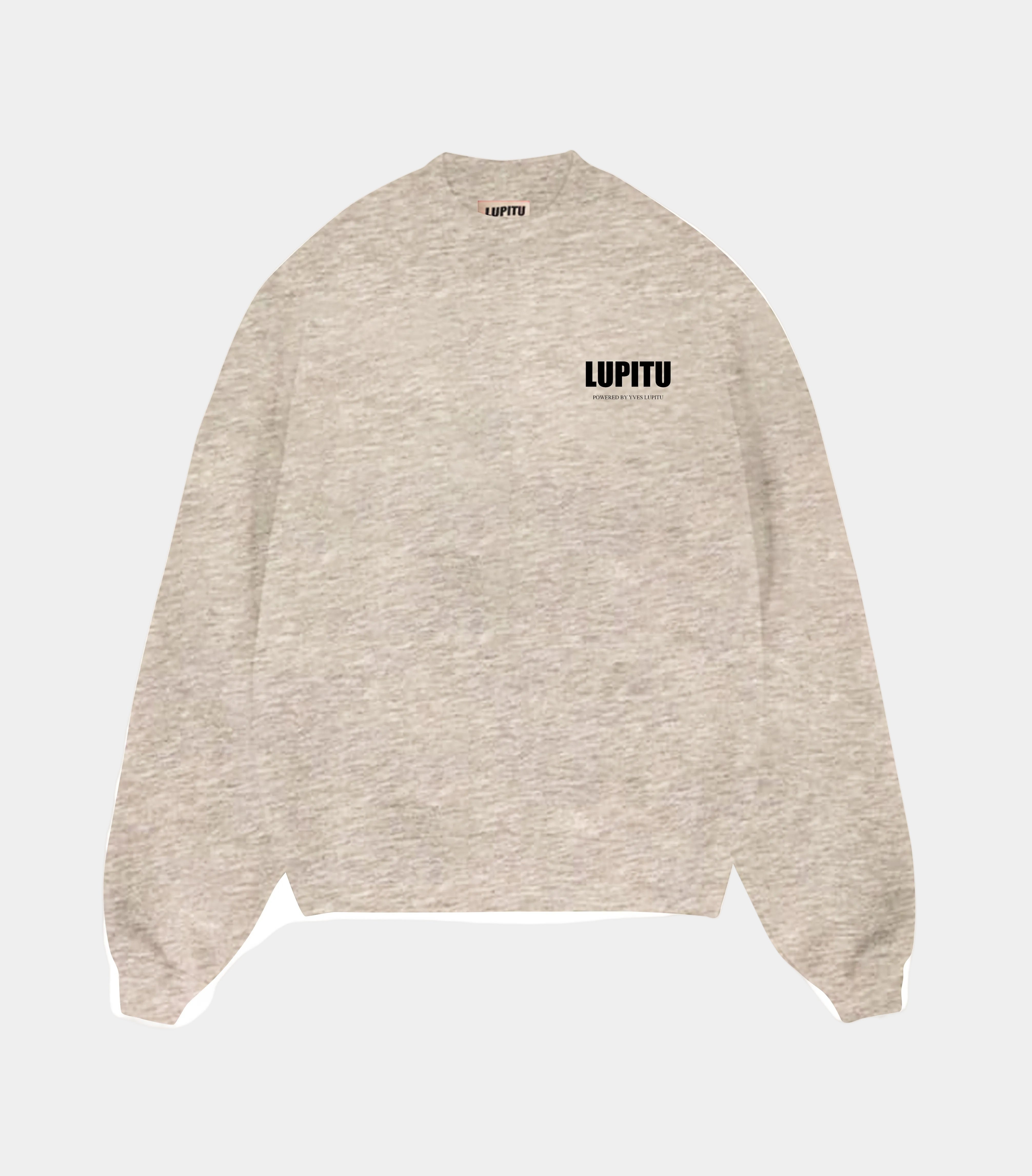 LUPITU ESSENTIALS POWERED GREY SWEATSHIRT