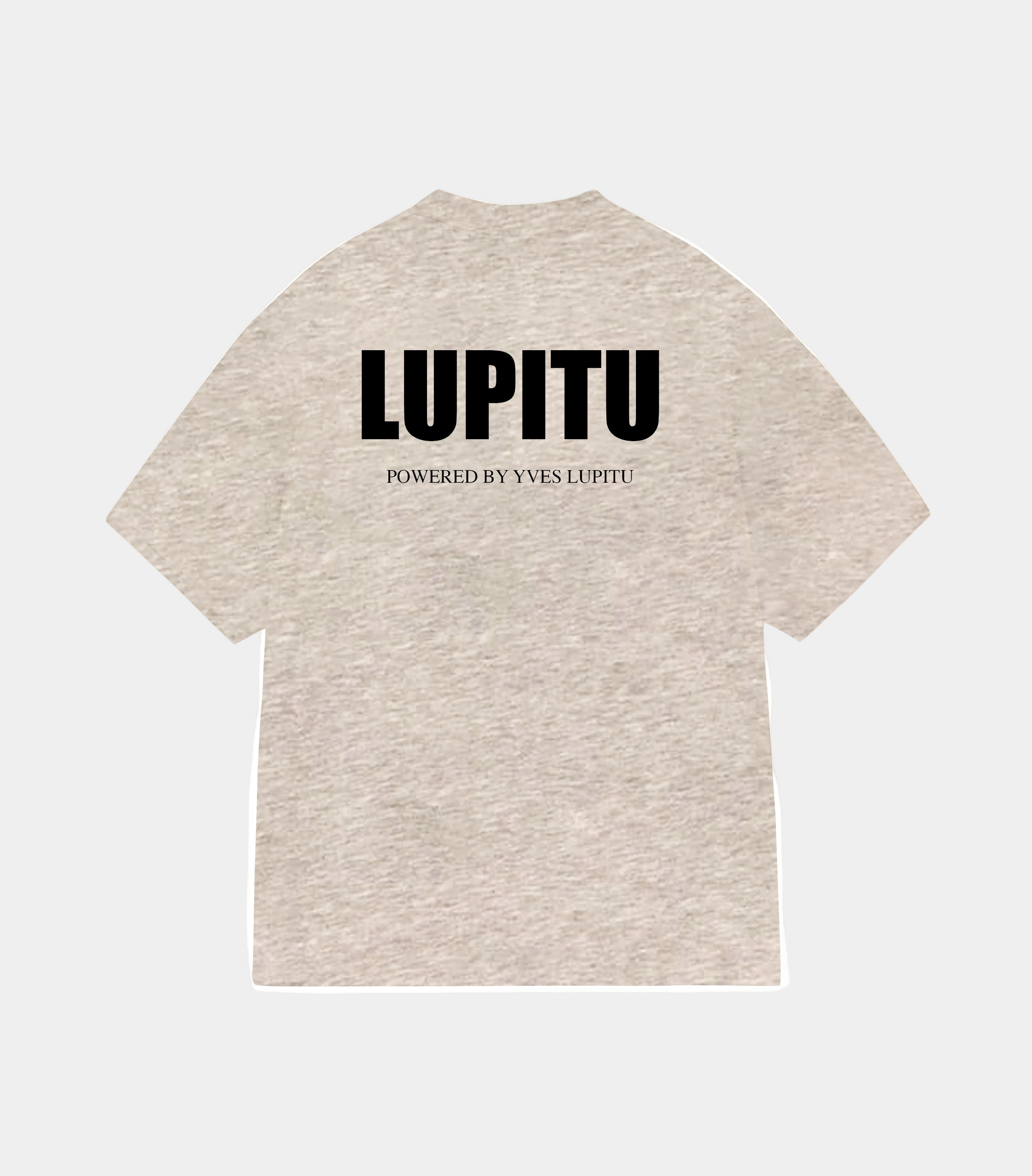 LUPITU ESSENTIALS POWERED GREY TEE