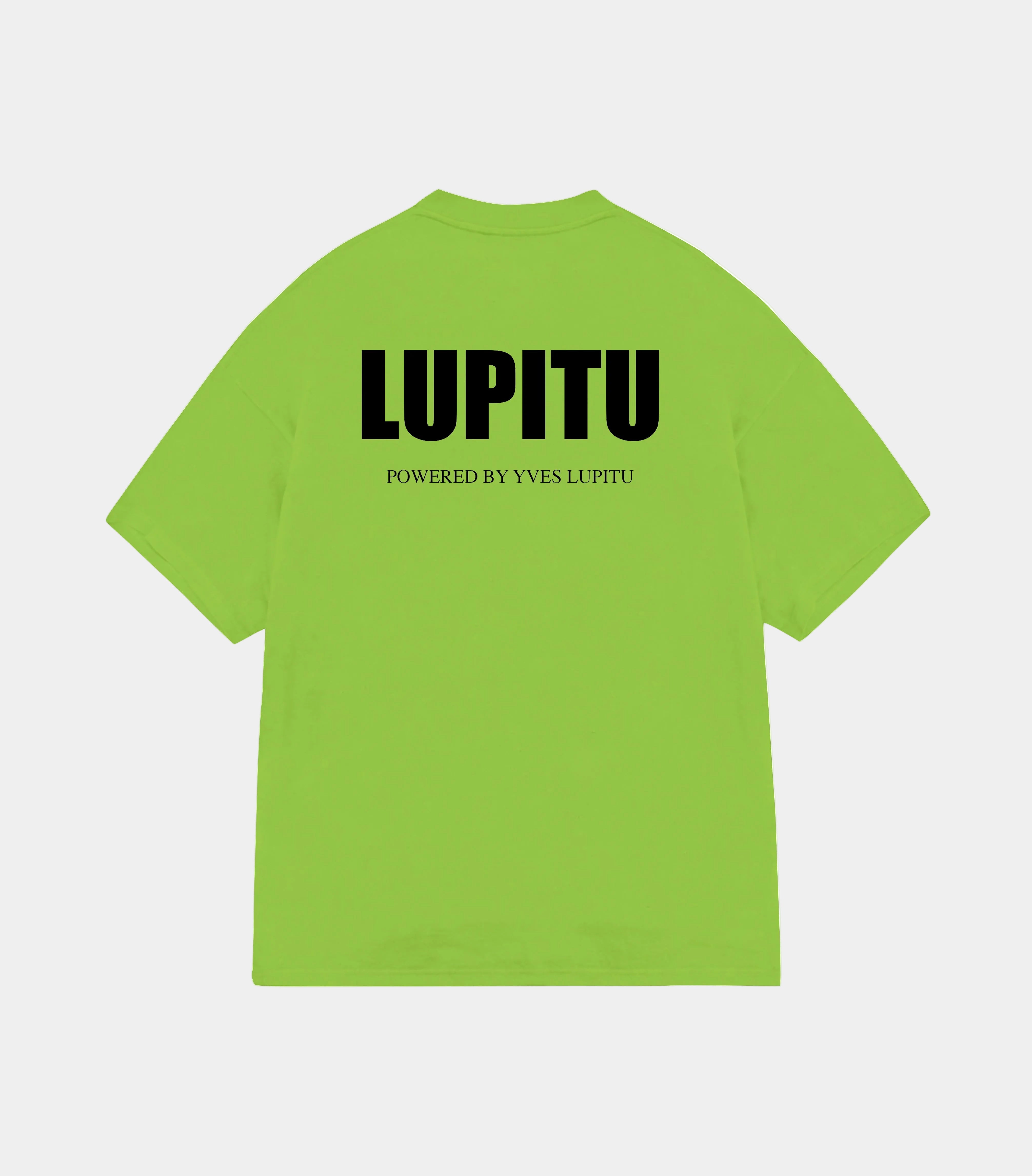 LUPITU ESSENTIALS POWERED LIGHT GREEN TEE