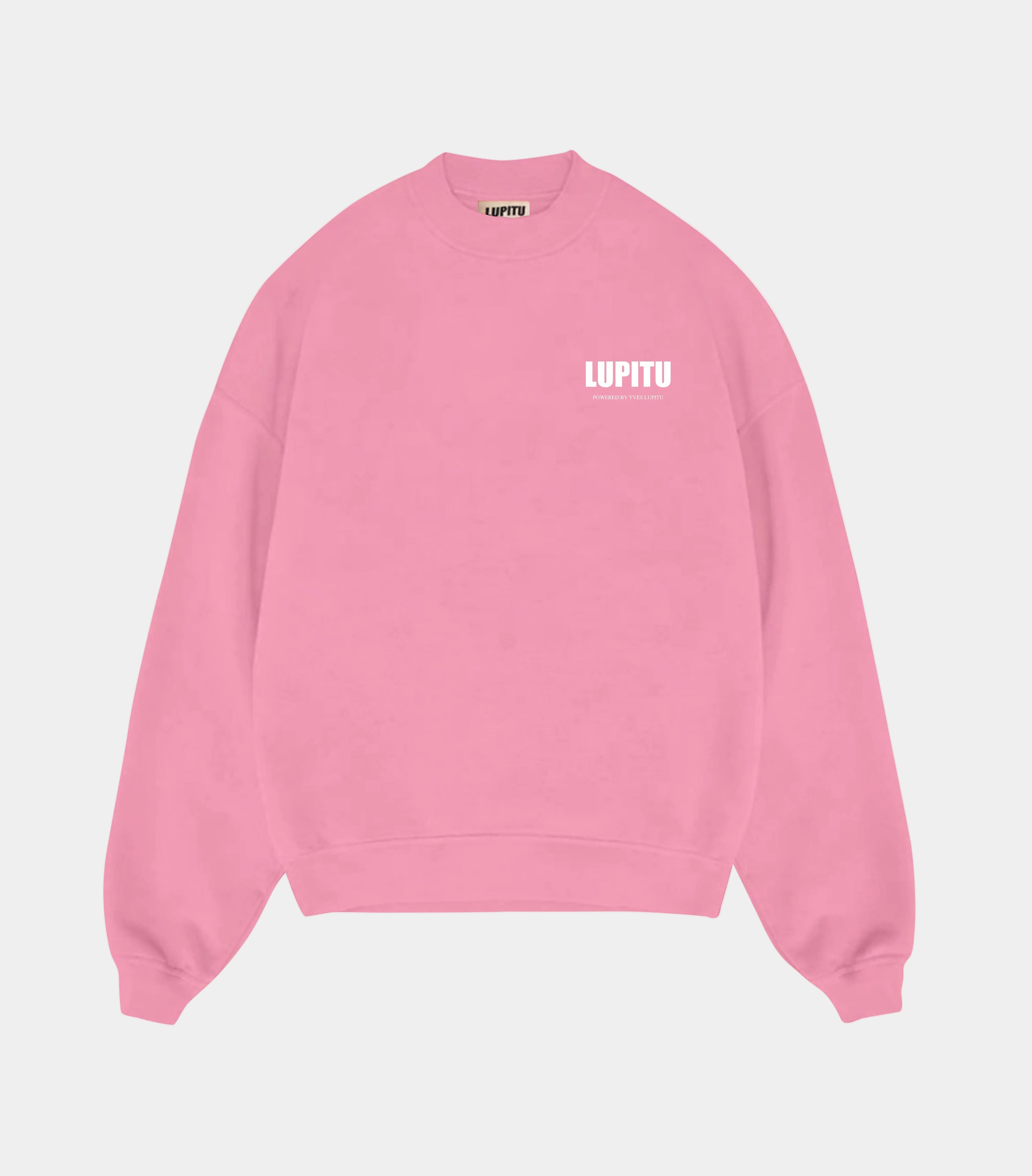 LUPITU ESSENTIALS POWERED PINK SWEATSHIRT