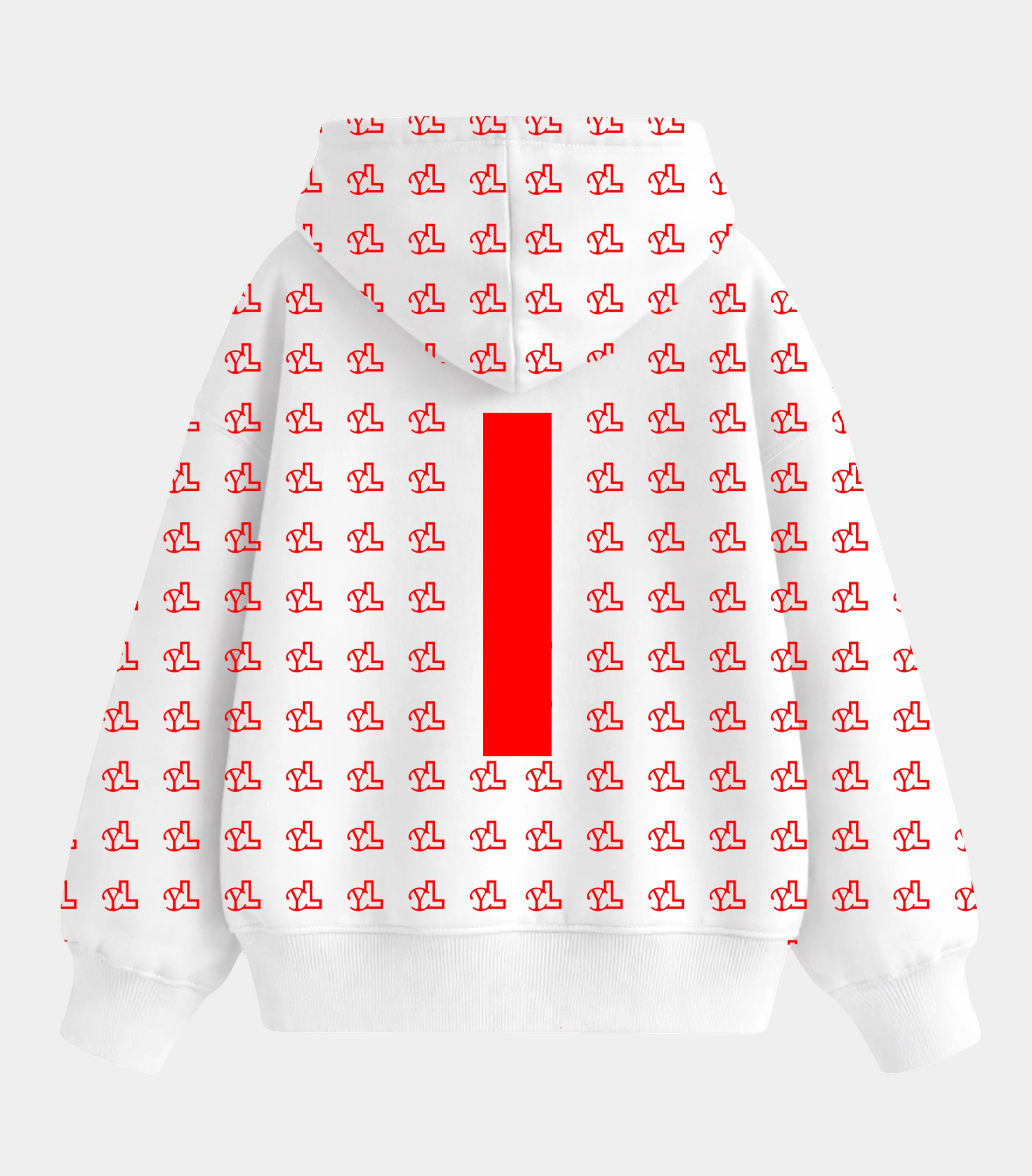 LIMITED EDITION LUPITU ALL OVER PRINT HOODIE WHITE