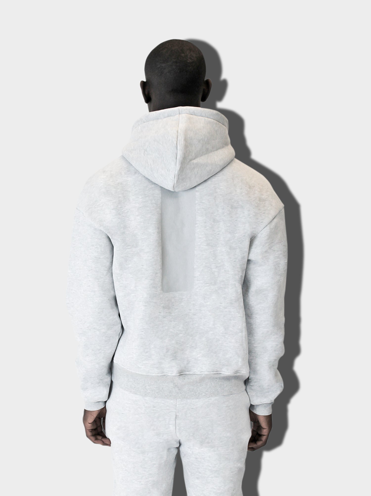 LUPITU MEN'S GREY YL LOGO HOODIE