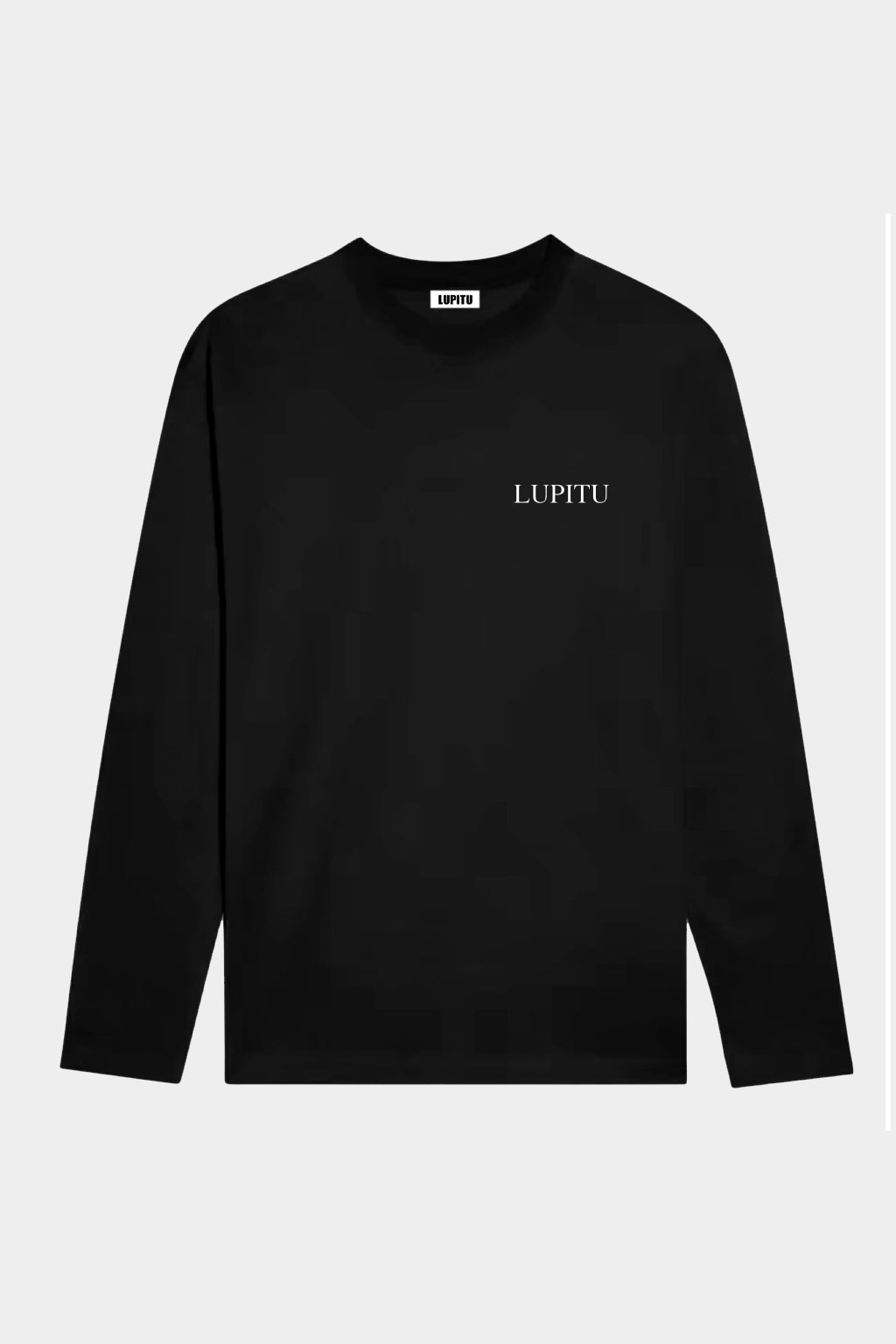 LUPITU BLACK LONG SLEEVE TEE