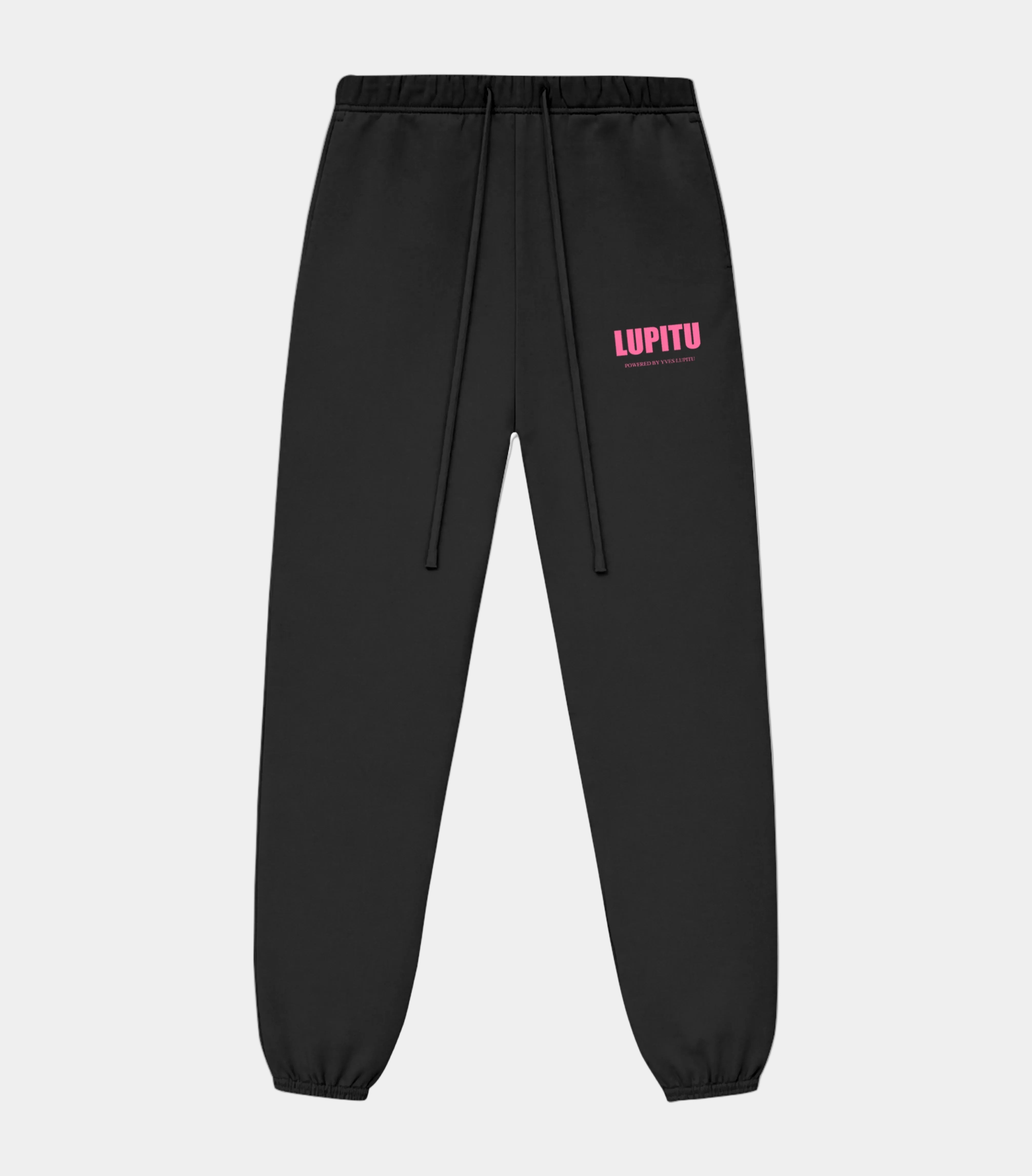 LUPITU ESSENTIALS POWERED BLACK PINK SWEATPANT