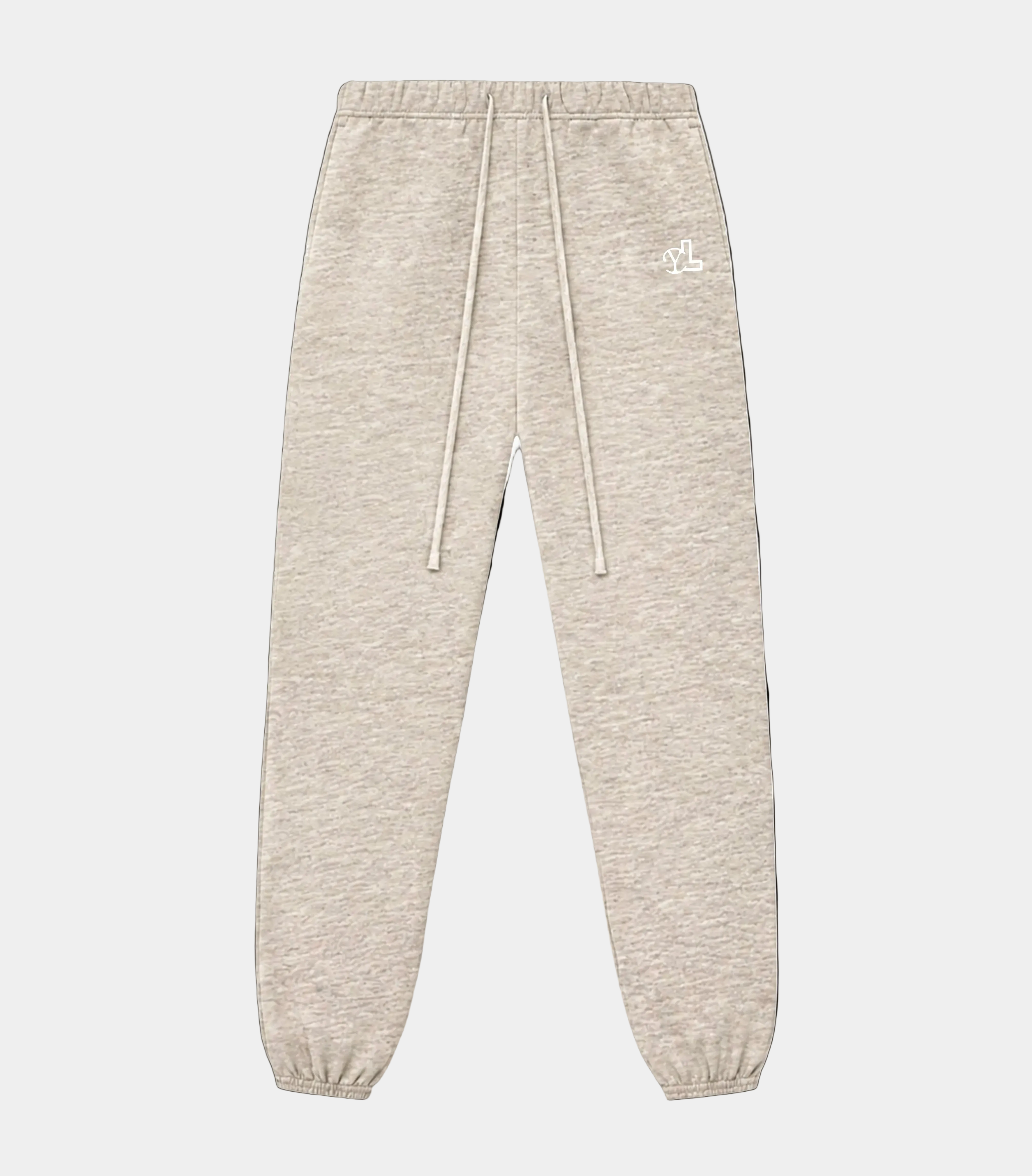 LUPITU MEN'S GREY YL LOGO JOGGER PANT