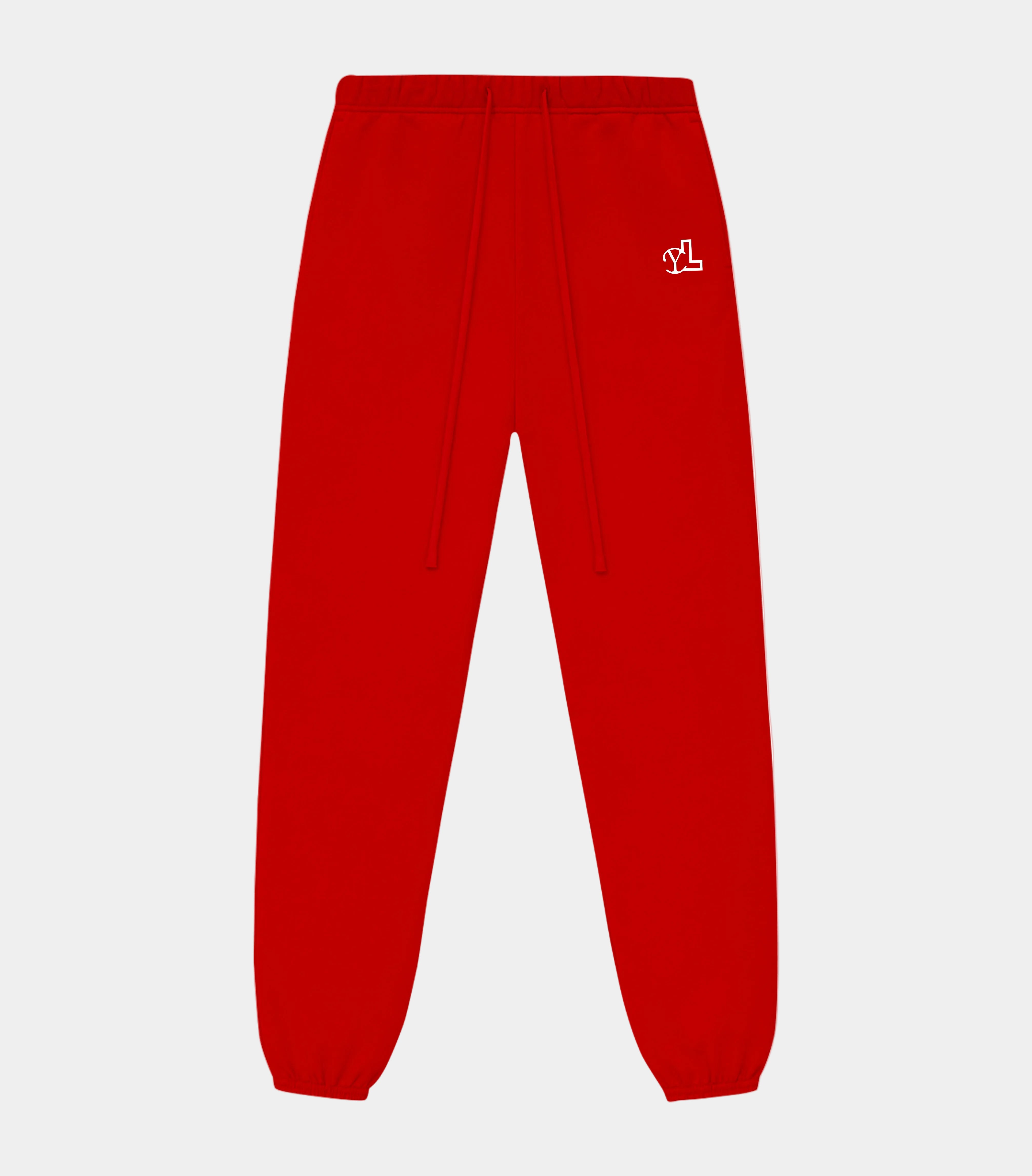 LUPITU MEN'S RED YL LOGO JOGGER PANT