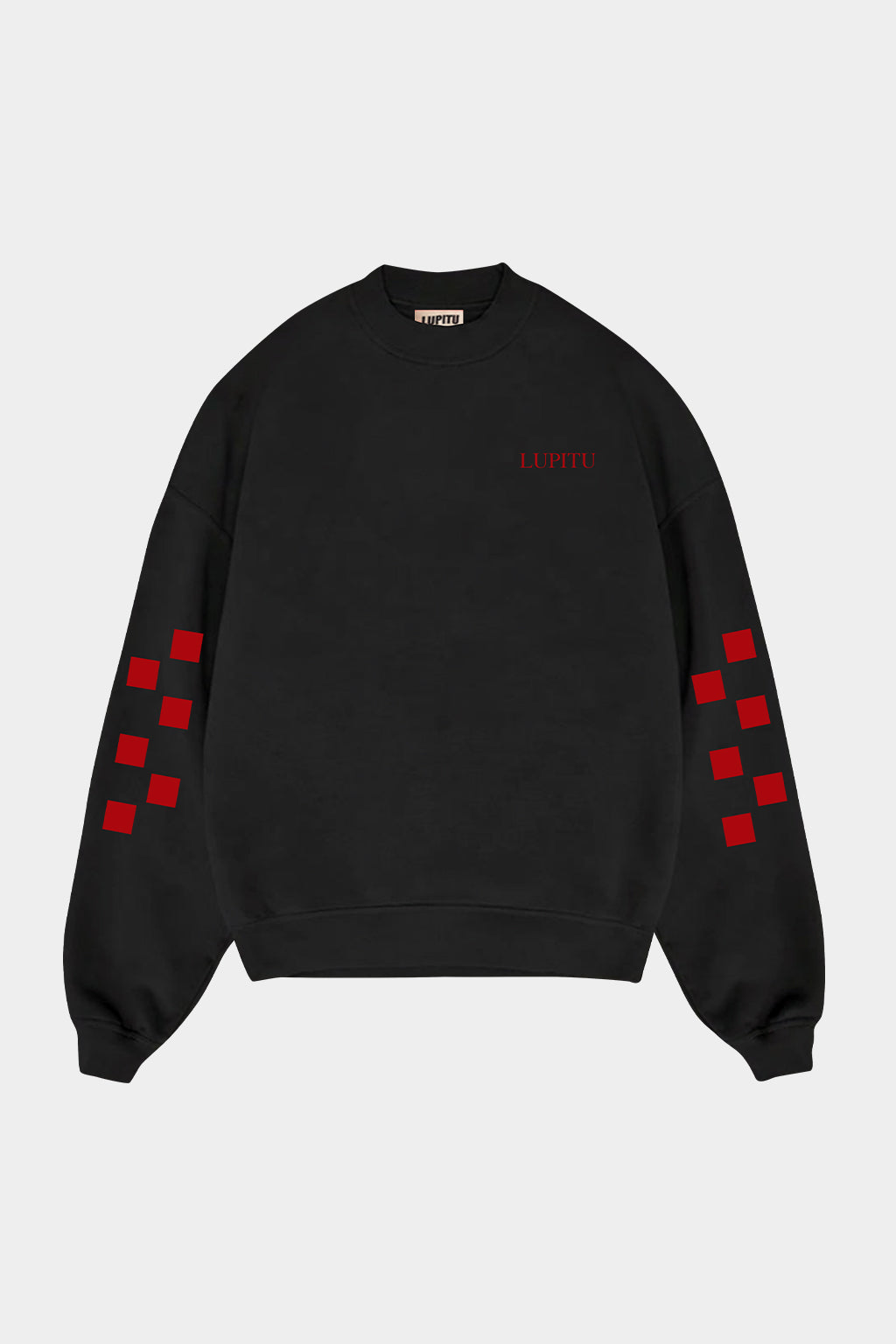 LUPITU MEN'S BLACK PUZZLE SWEATER