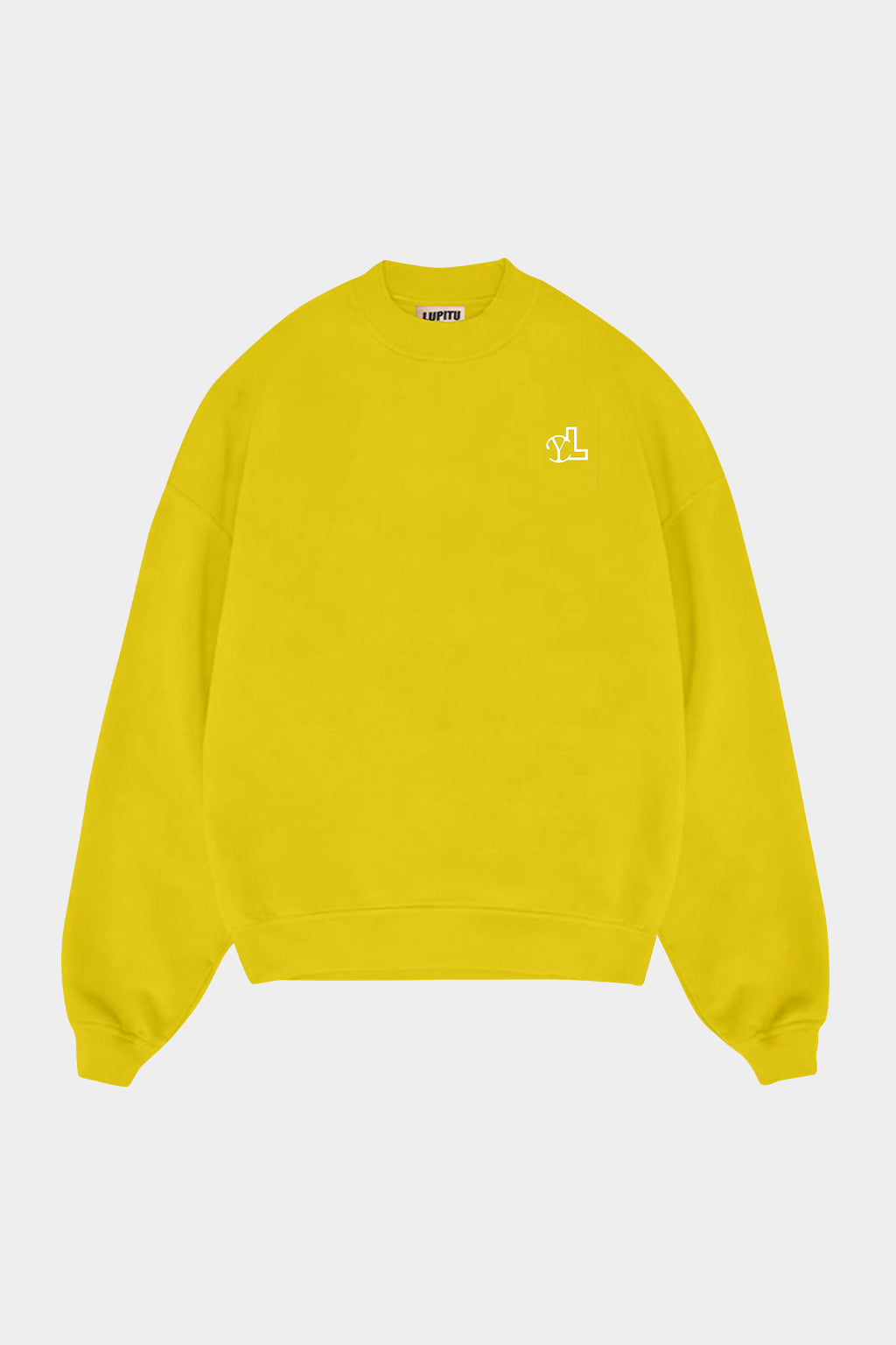 LUPITU MEN'S YELLOW YL LOGO SWEATER