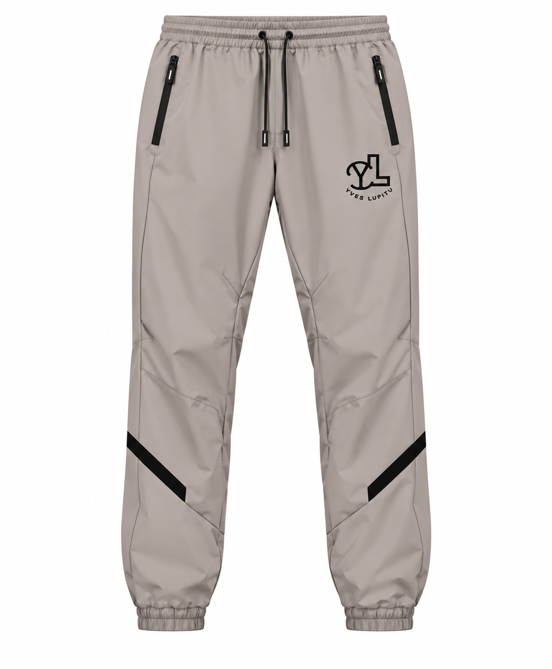 LUPITU CORE GREY BLACK TRACK PANTS