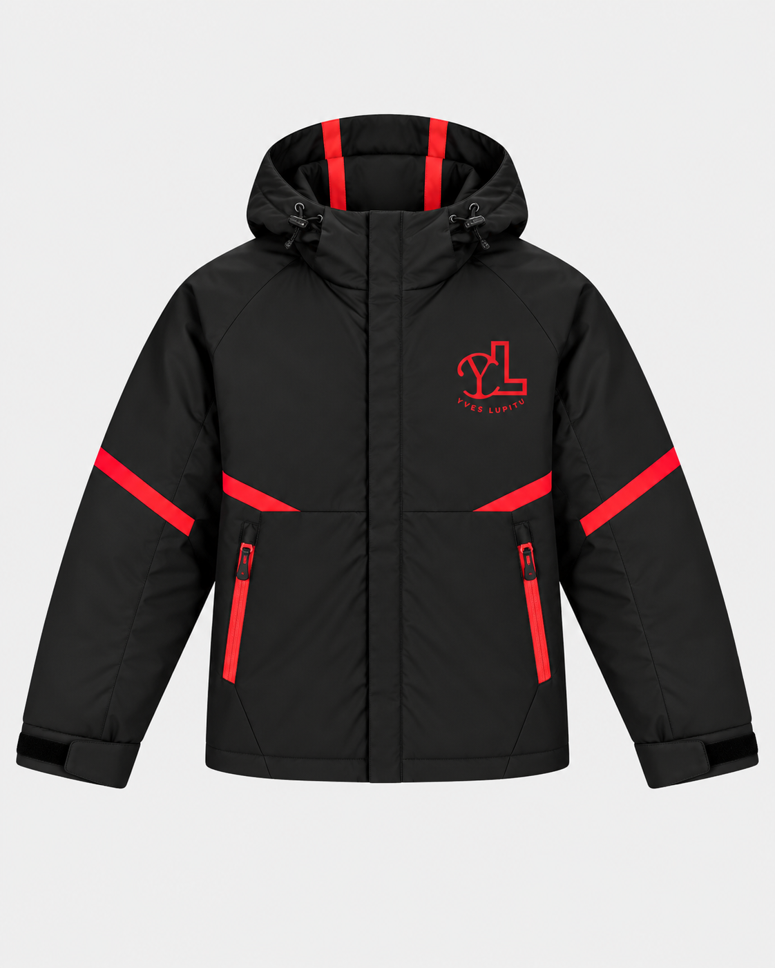 LUPITU CORE BLACK RED TRACK JACKET