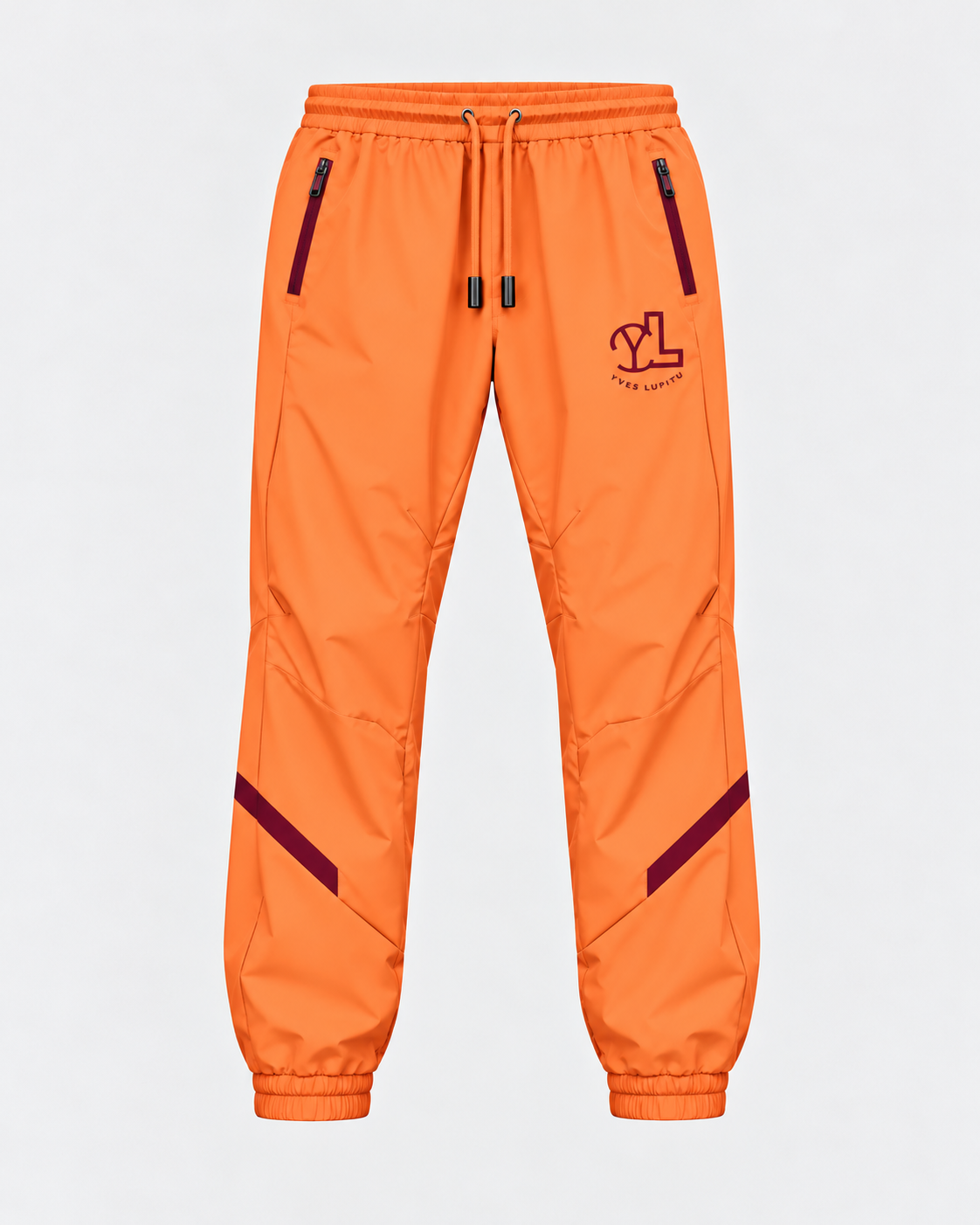 LUPITU CORE GRAPEFRUIT BORDEAUX TRACK PANTS