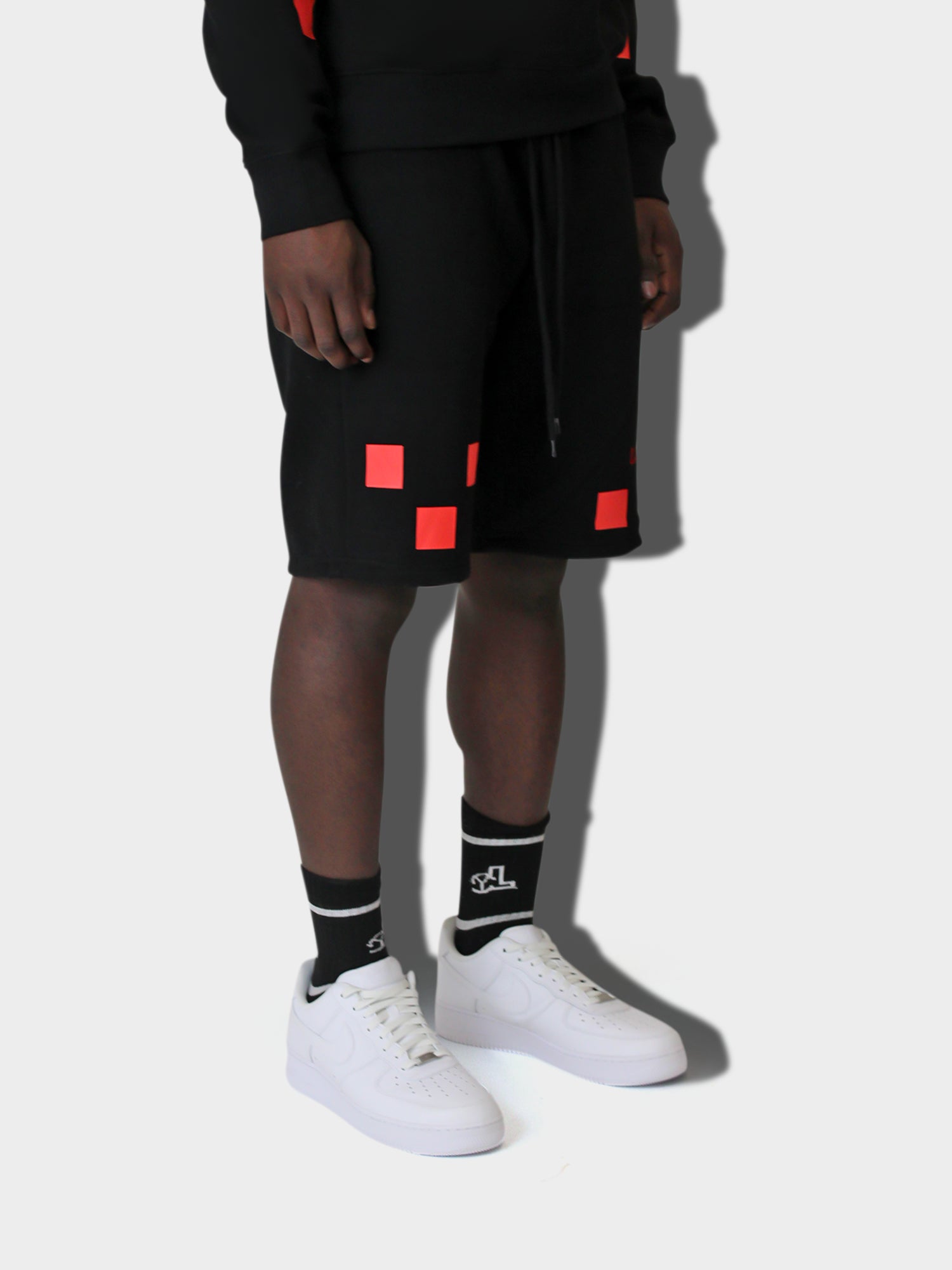 LUPITU MEN'S BLACK PUZZLE SHORT