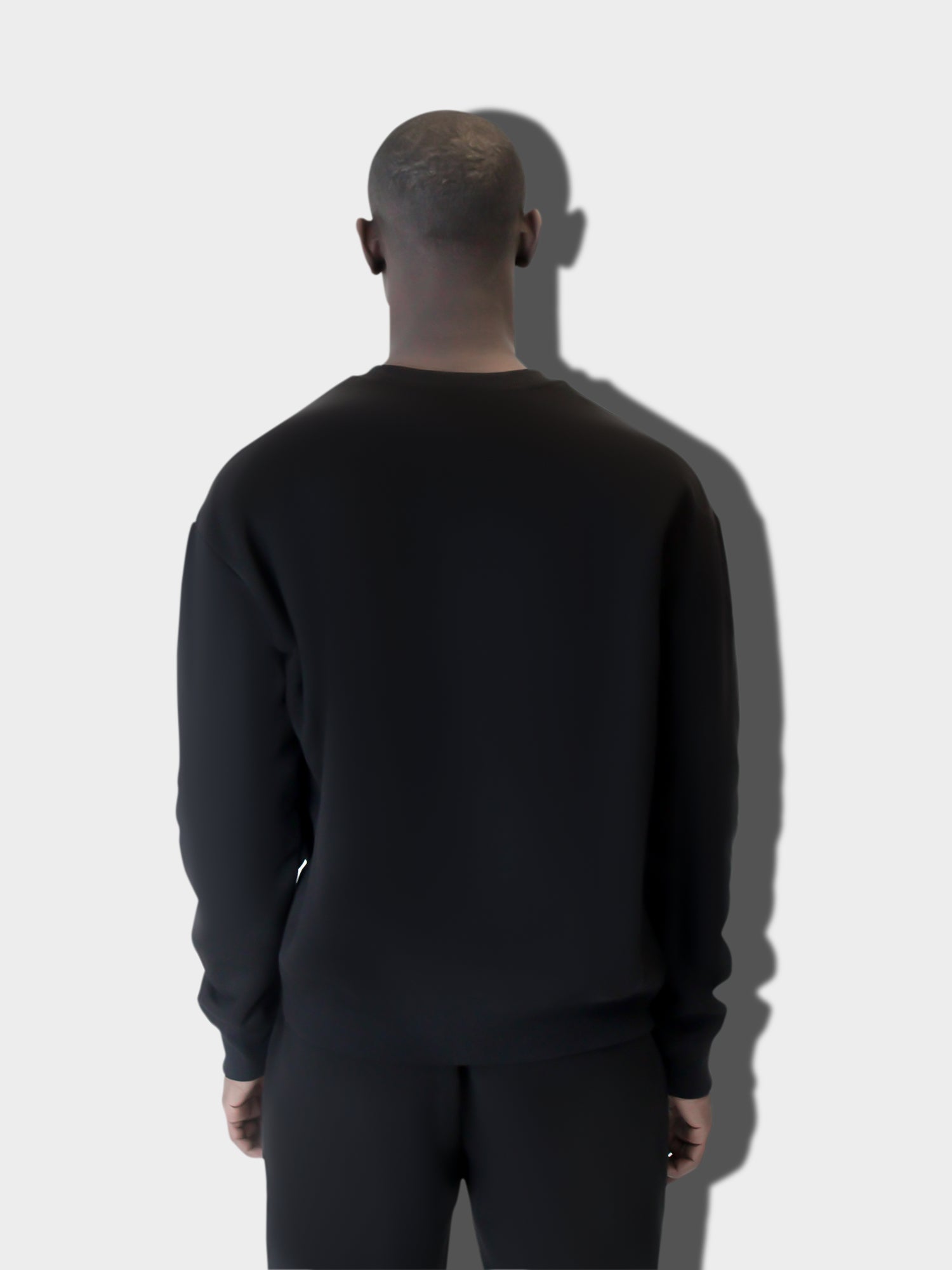 LUPITU MEN'S BLACK PUZZLE SWEATER
