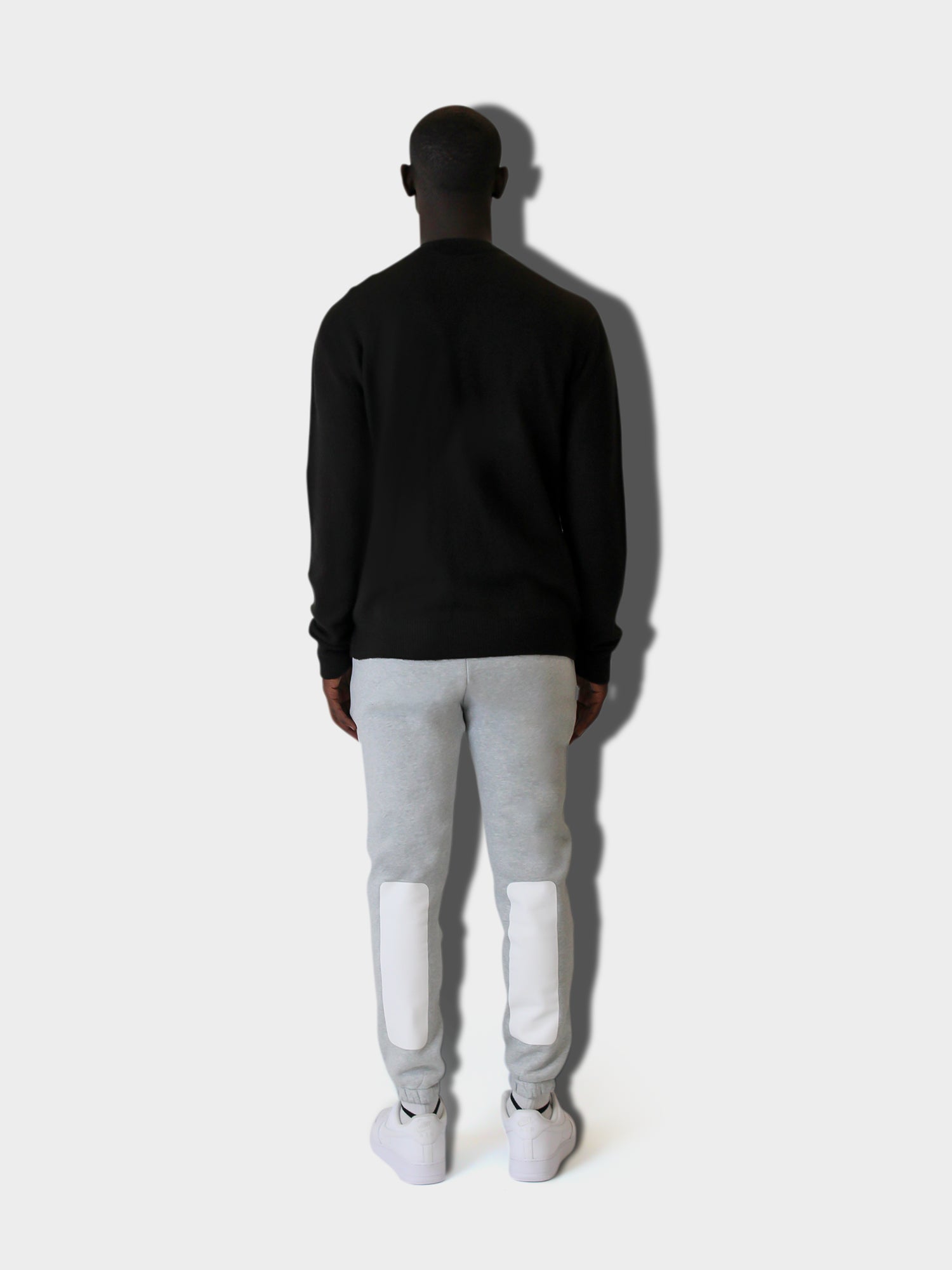 LUPITU MEN'S GREY SPIDER JOGGER PANT