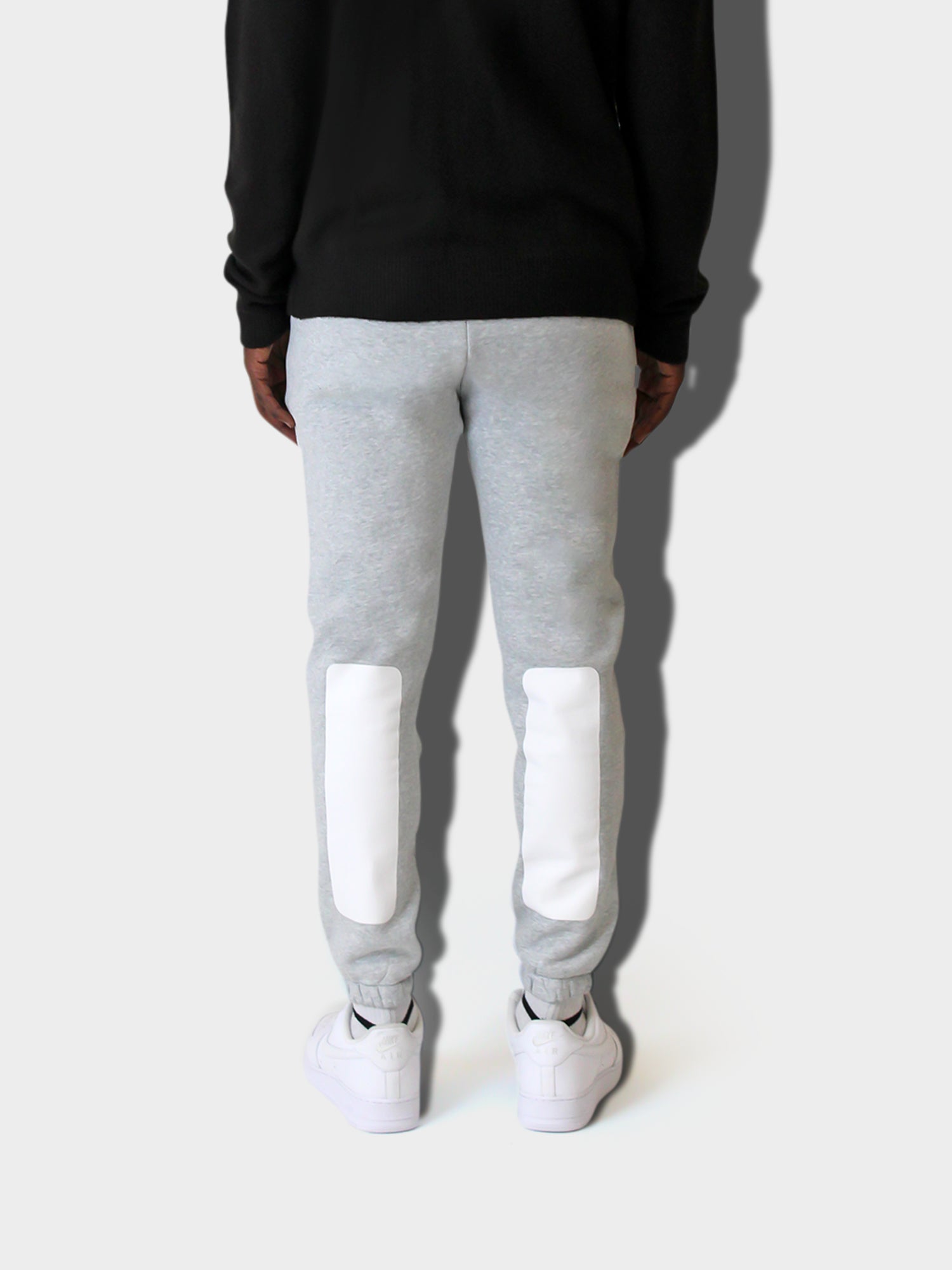LUPITU MEN'S GREY SPIDER JOGGER PANT