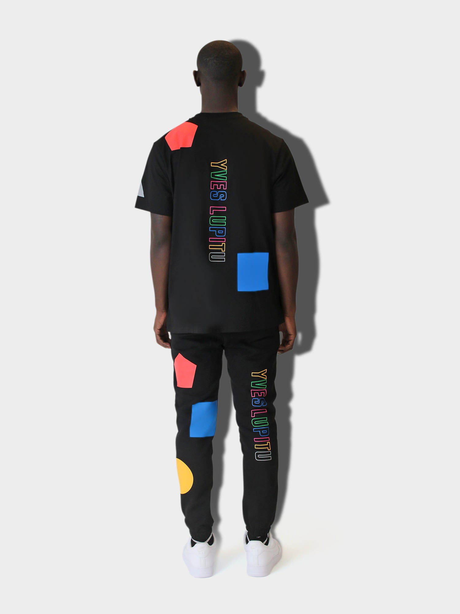 LUPITU MEN'S DOMINO BLACK YL TEE