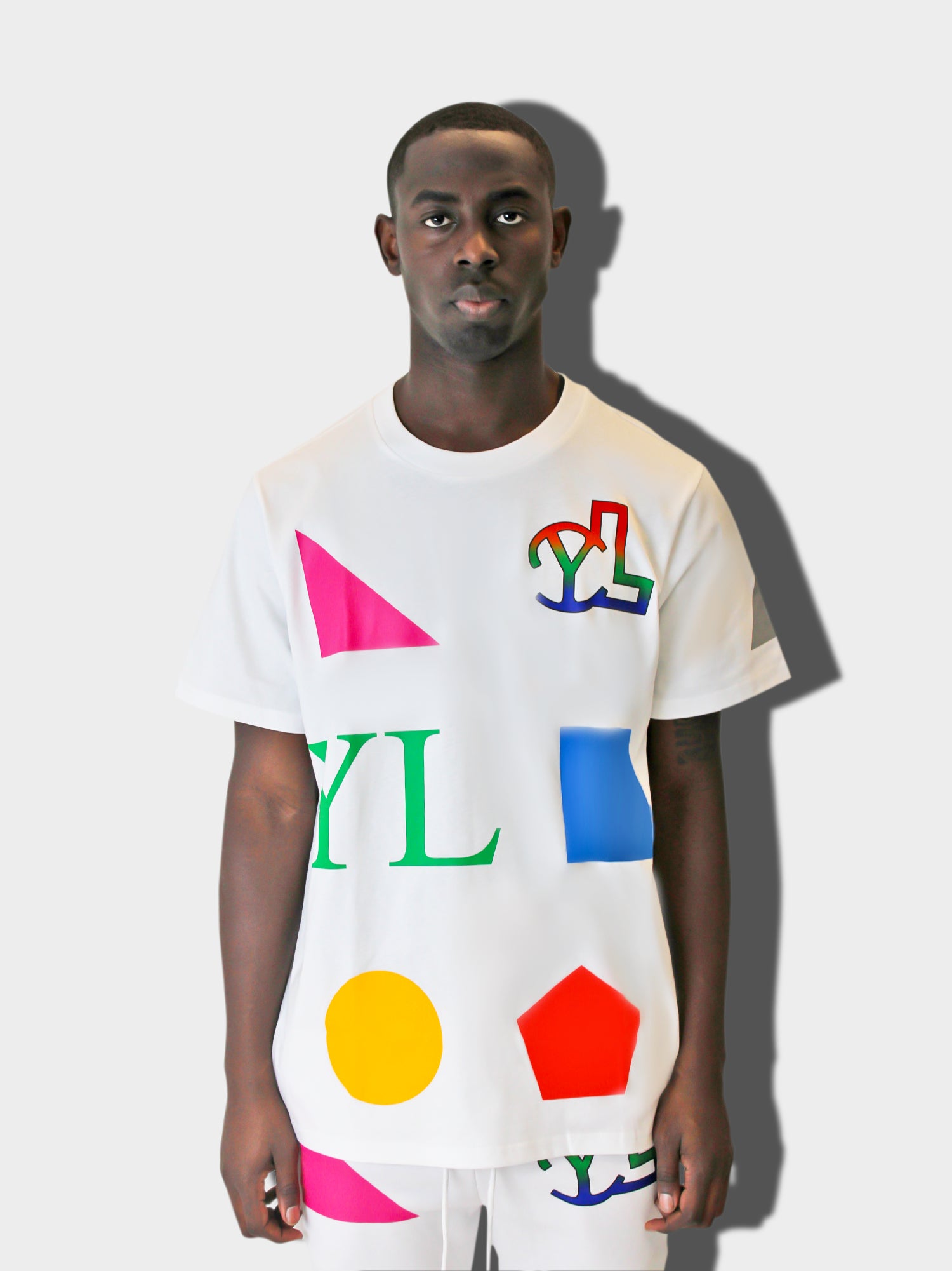 LUPITU MEN'S DOMINO WHITE YL TEE