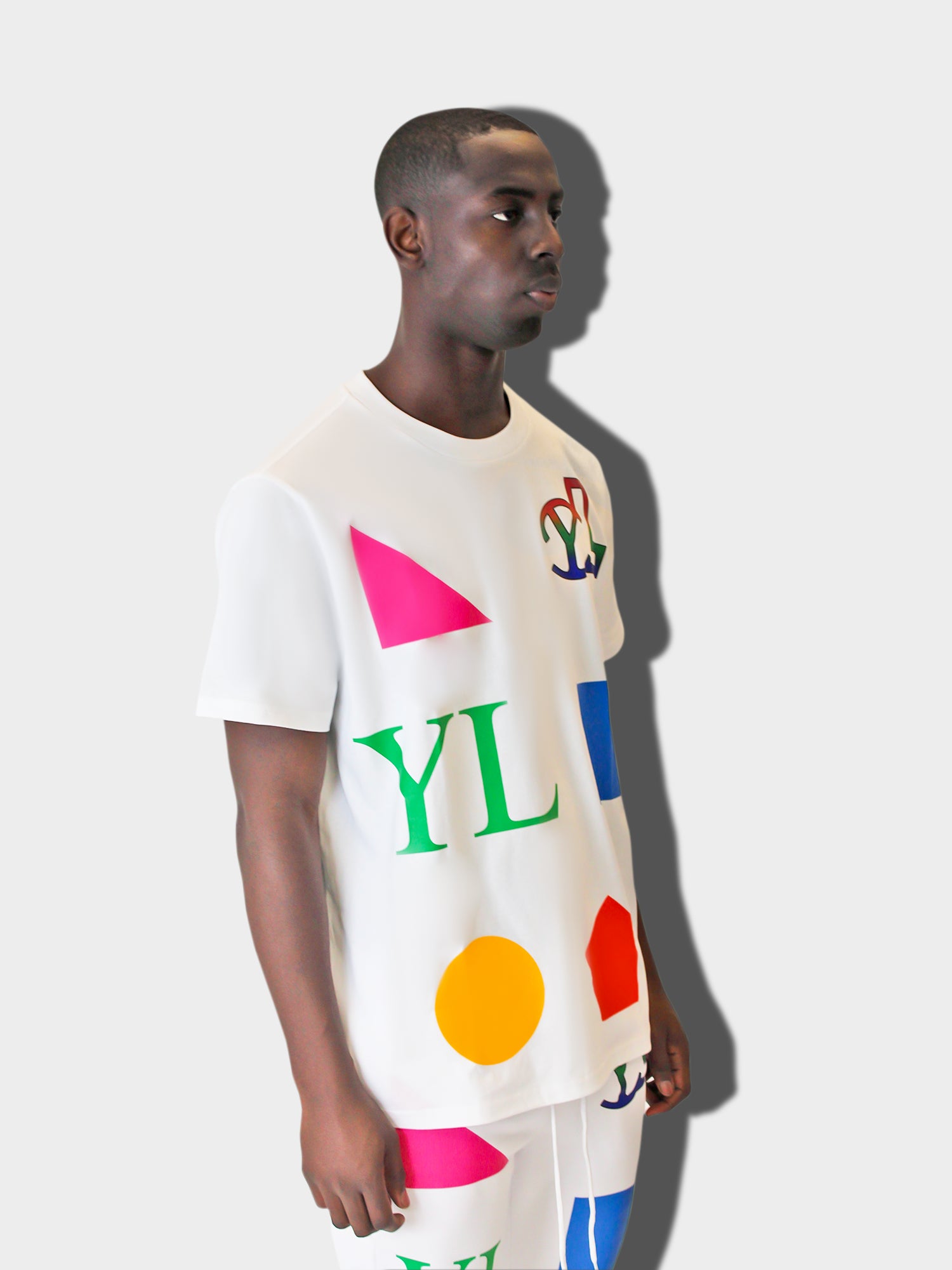 LUPITU MEN'S DOMINO WHITE YL TEE