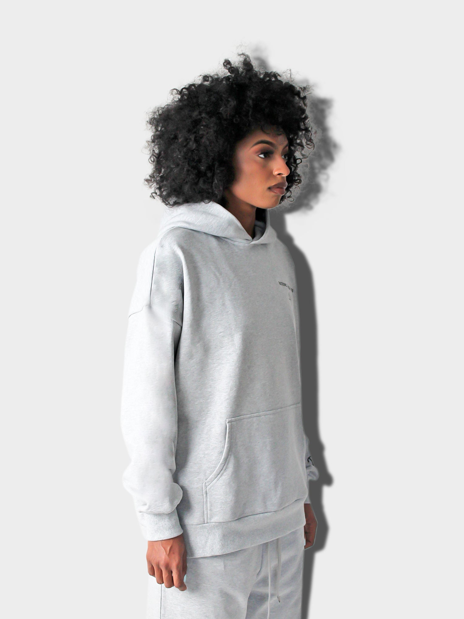 LUPITU WOMEN'S PATIENCE GREY HOODIE