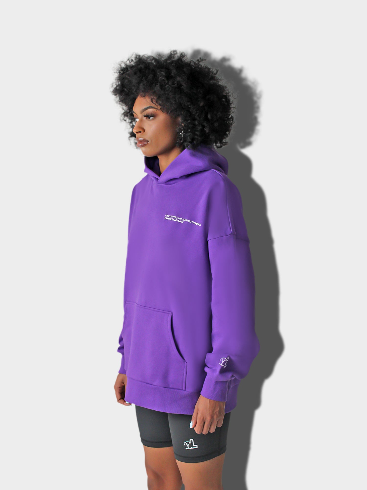 LUPITU WOMEN'S PURPLE HOODIE