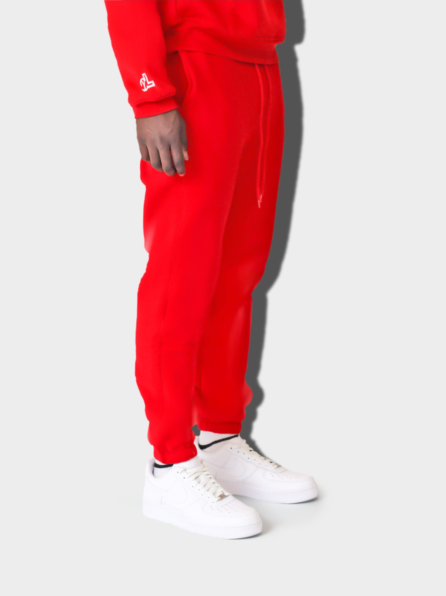 LUPITU MEN'S RED YL LOGO JOGGER PANT