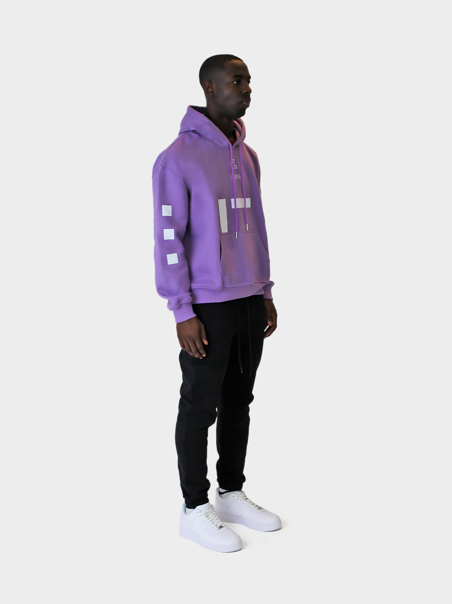 LUPITU MEN'S UTOPIA PURPLE HOODIE
