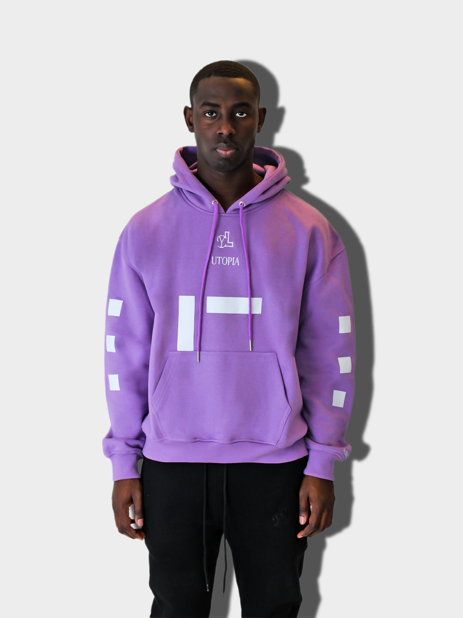 LUPITU MEN'S UTOPIA PURPLE HOODIE