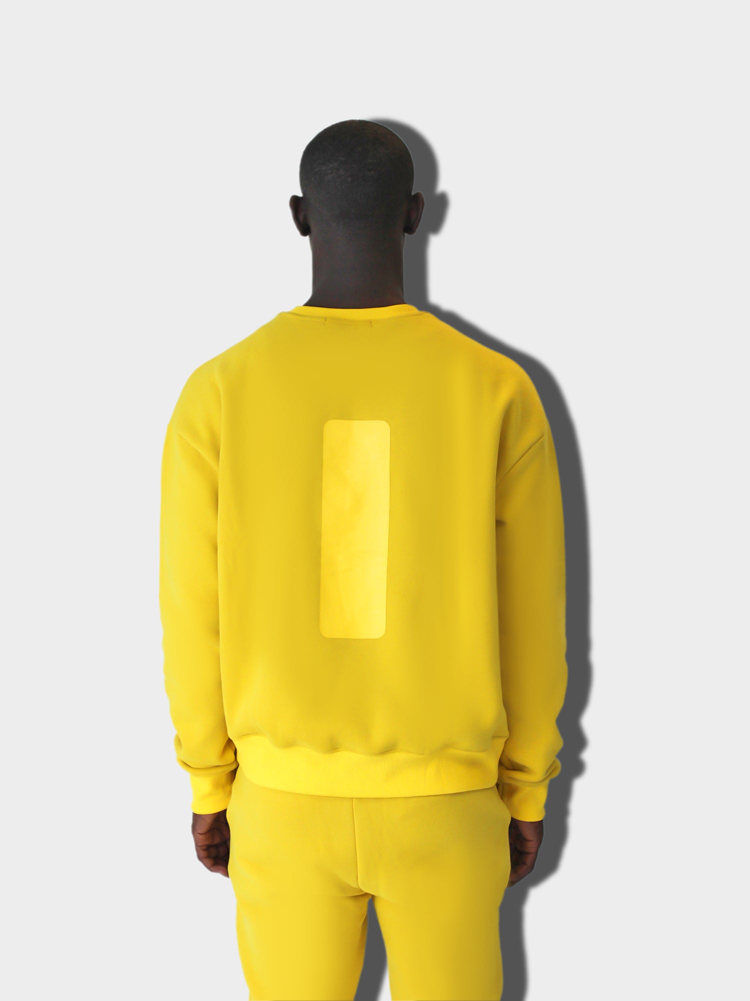 LUPITU MEN'S YELLOW YL LOGO SWEATER