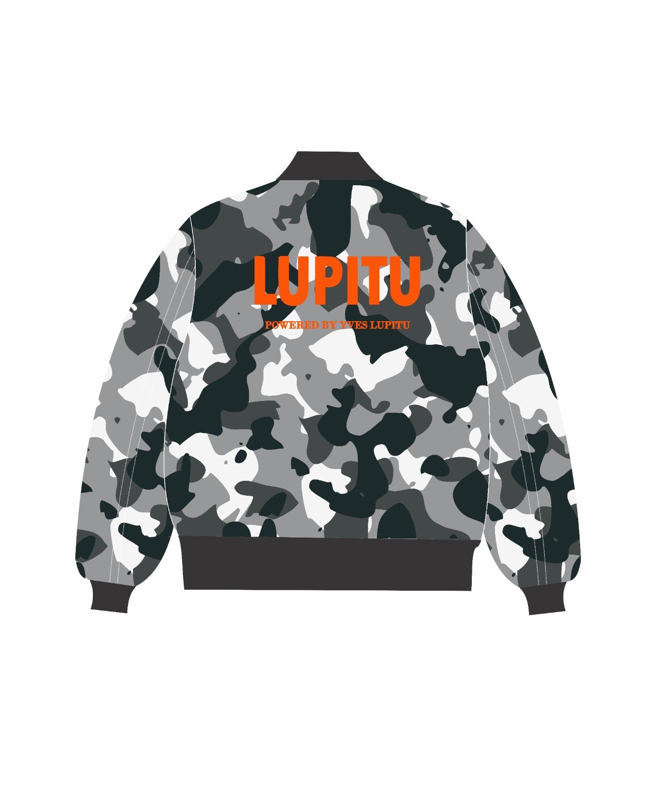 LUPITU POWERED CAMO BOMBER JACKET