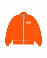 POWERED LUPITU ORANGE BOMBER JACKET