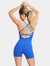 Eva Jumpsuit Short LUPITU Blue