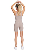 Eva Jumpsuit Short LUPITU  Milky Tea