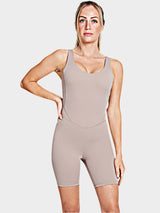 Eva Jumpsuit Short LUPITU  Milky Tea