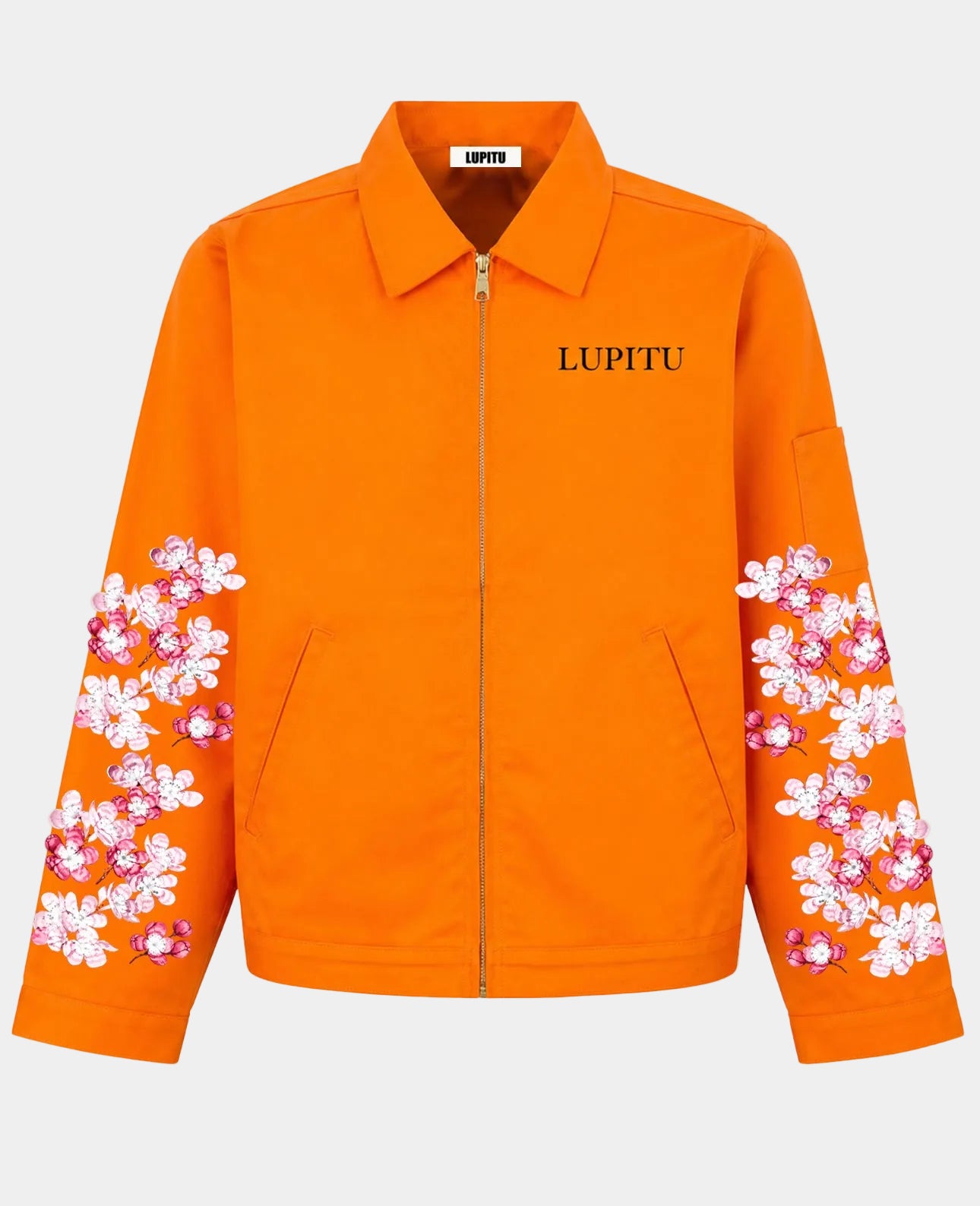 LUPITU FLOWER JACKET ORANGE