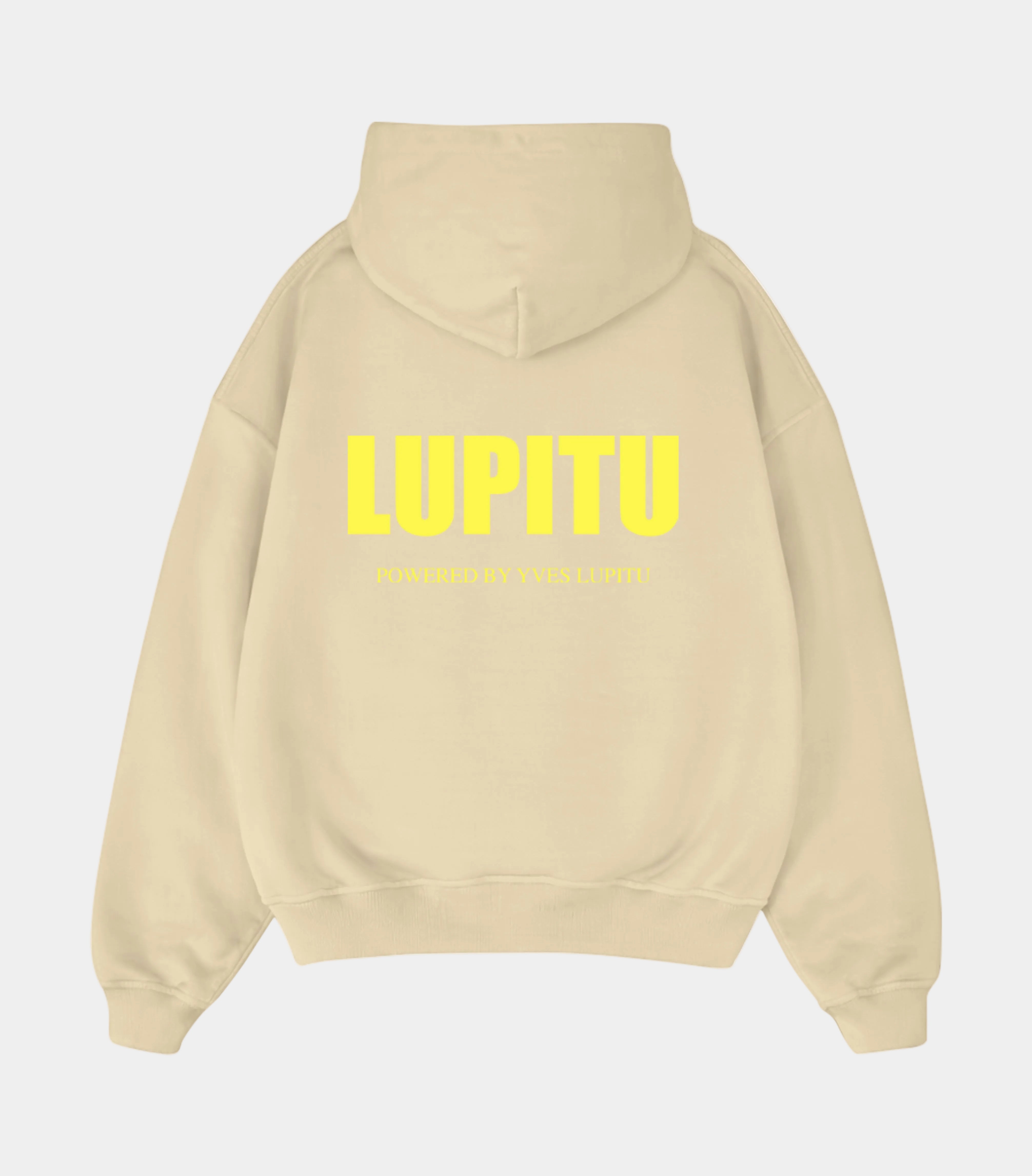 LUPITU ESSENTIALS POWERED CREAM HOODIE