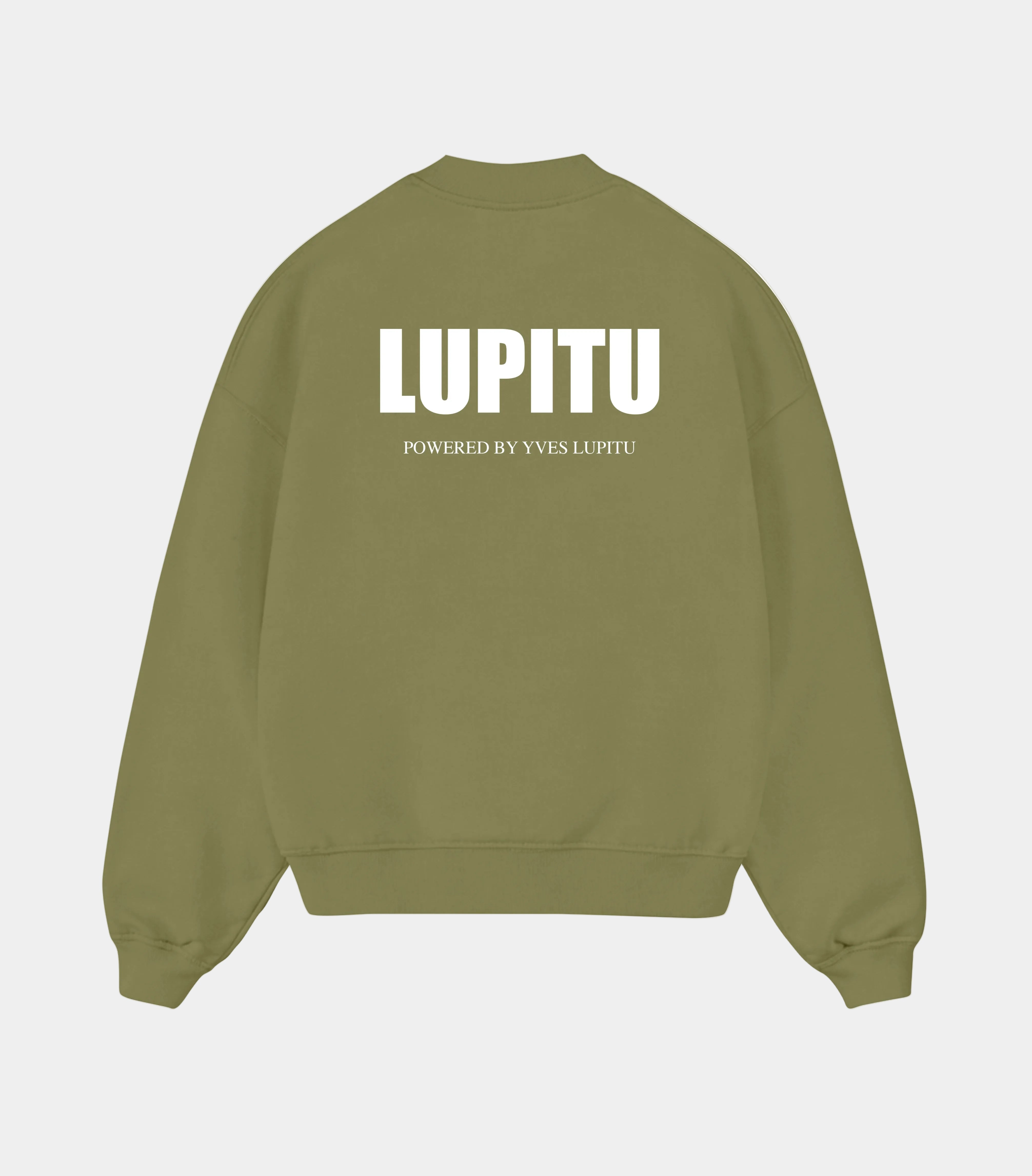 LUPITU ESSENTIALS POWERED KHAKI SWEATSHIRT