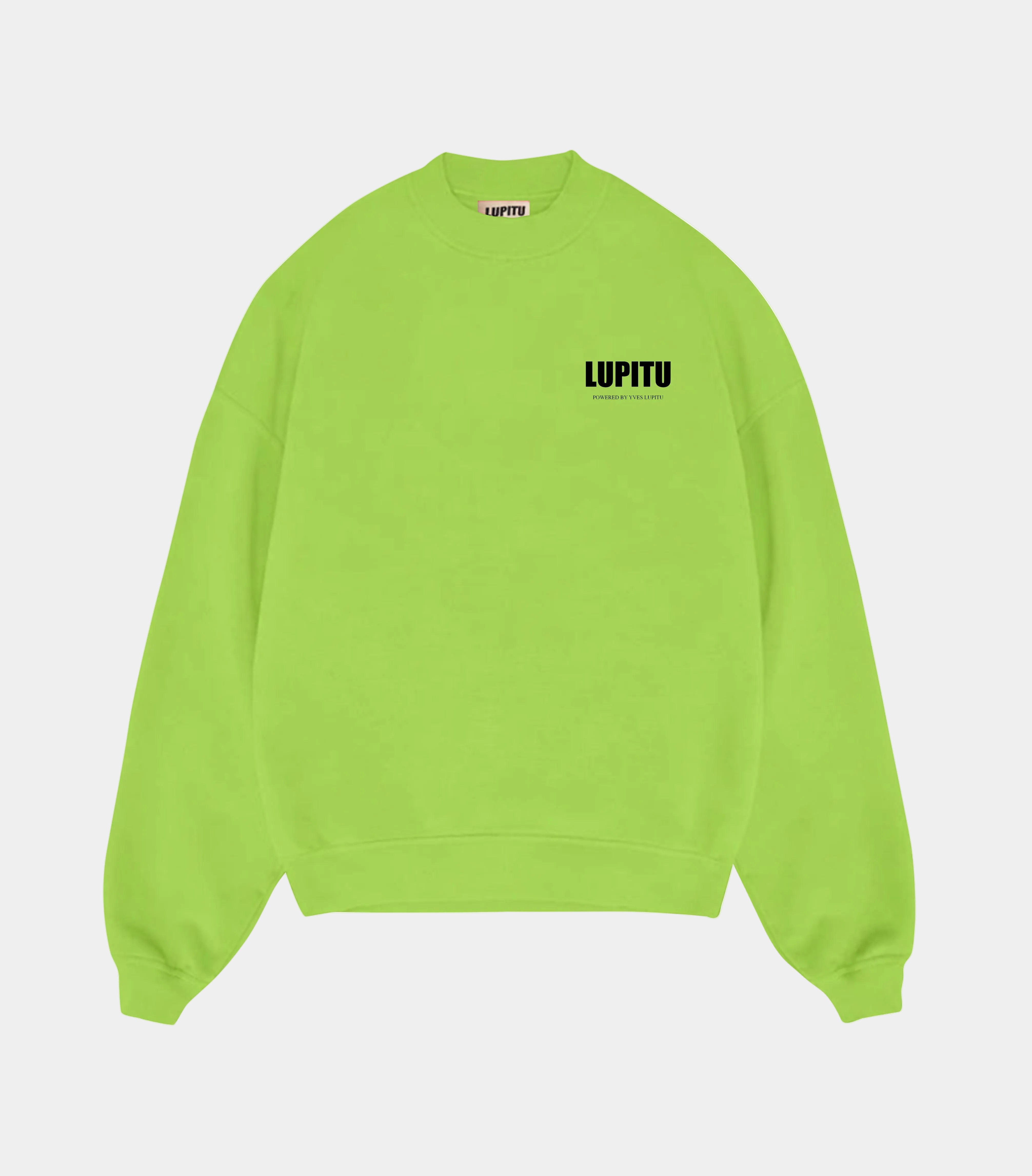 LUPITU ESSENTIALS POWERED LIGHT GREEN SWEATSHIRT