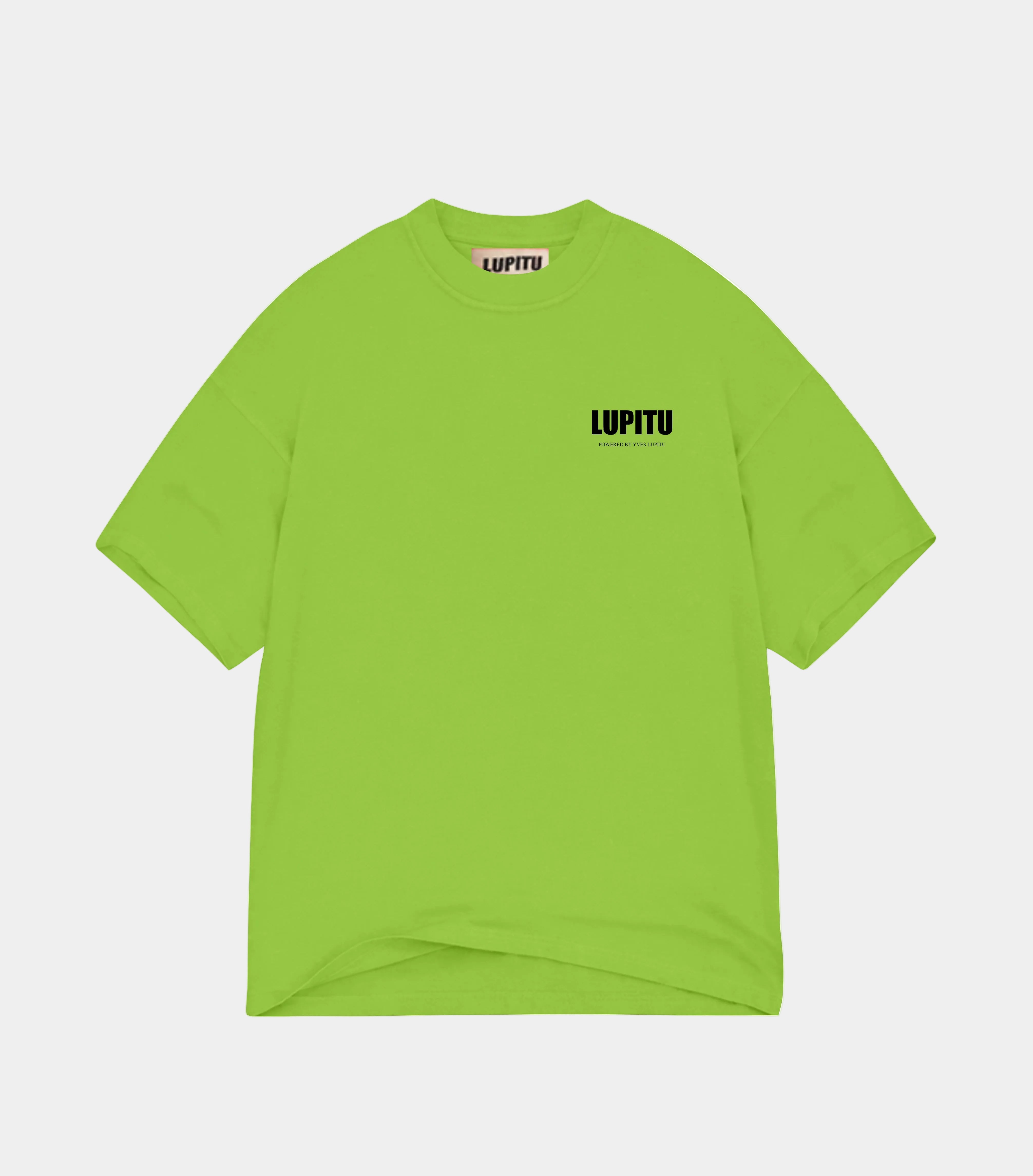 LUPITU ESSENTIALS POWERED LIGHT GREEN TEE