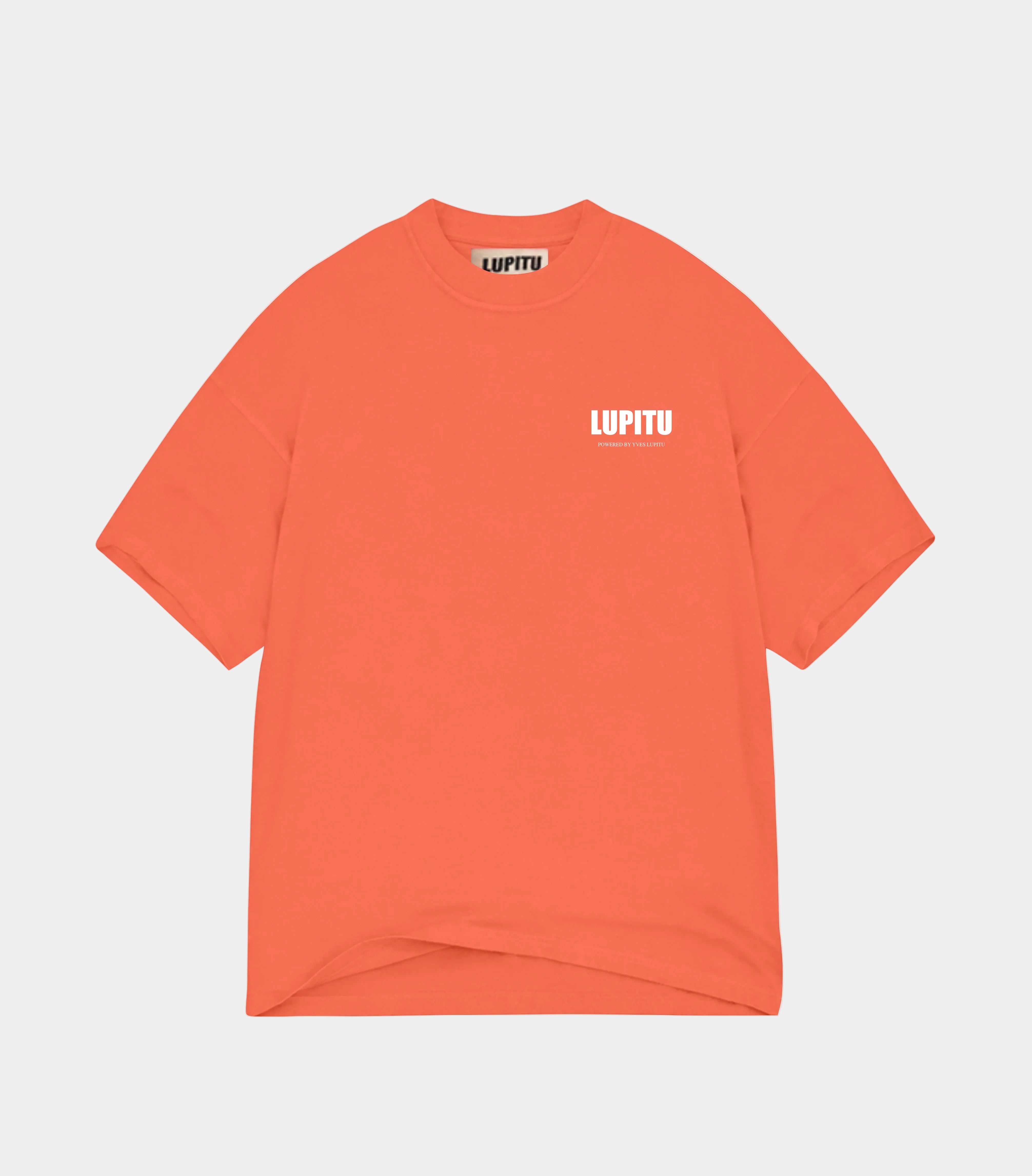 LUPITU ESSENTIALS POWERED ORANGE TEE