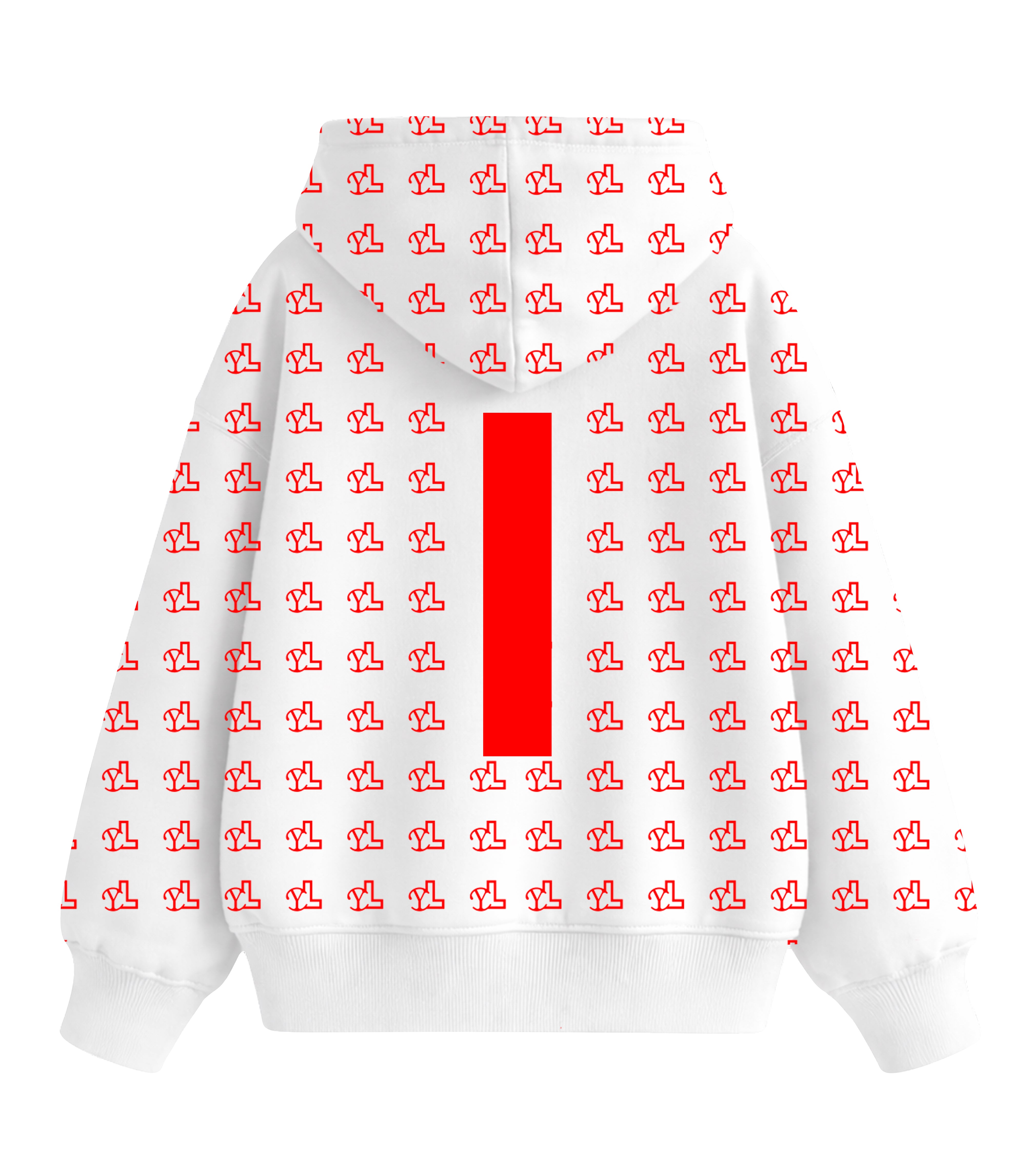 LIMITED EDITION LUPITU ALL OVER PRINT HOODIE WHITE