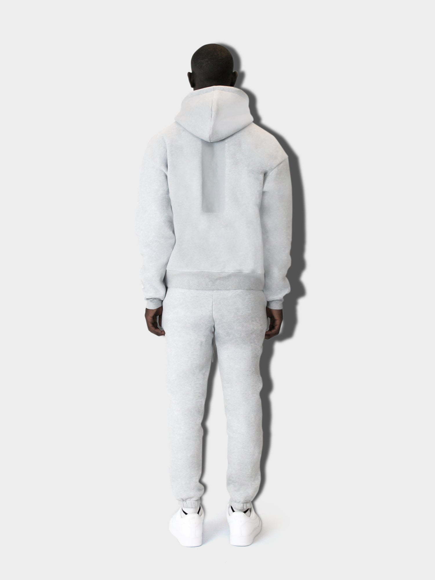 LUPITU MEN'S GREY YL LOGO HOODIE