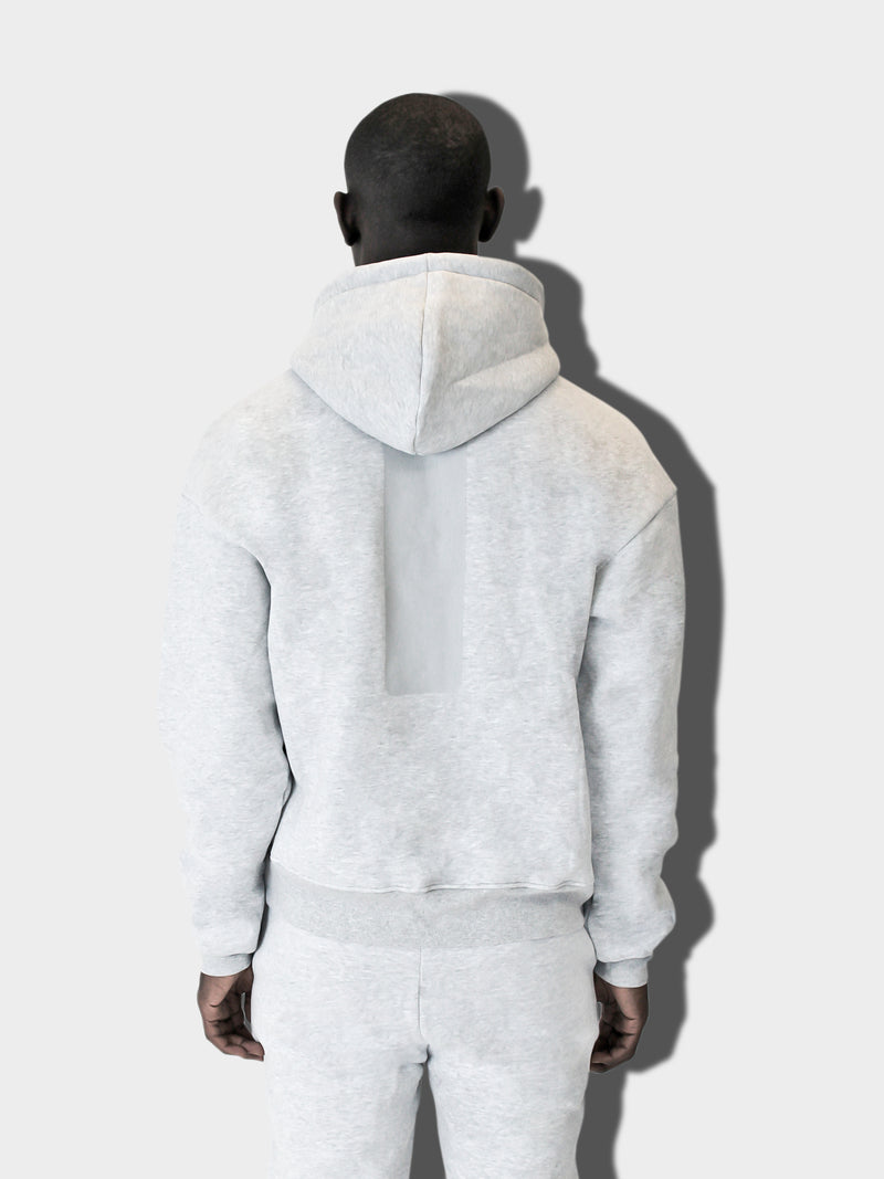 LUPITU GREY YL LOGO HOODIE